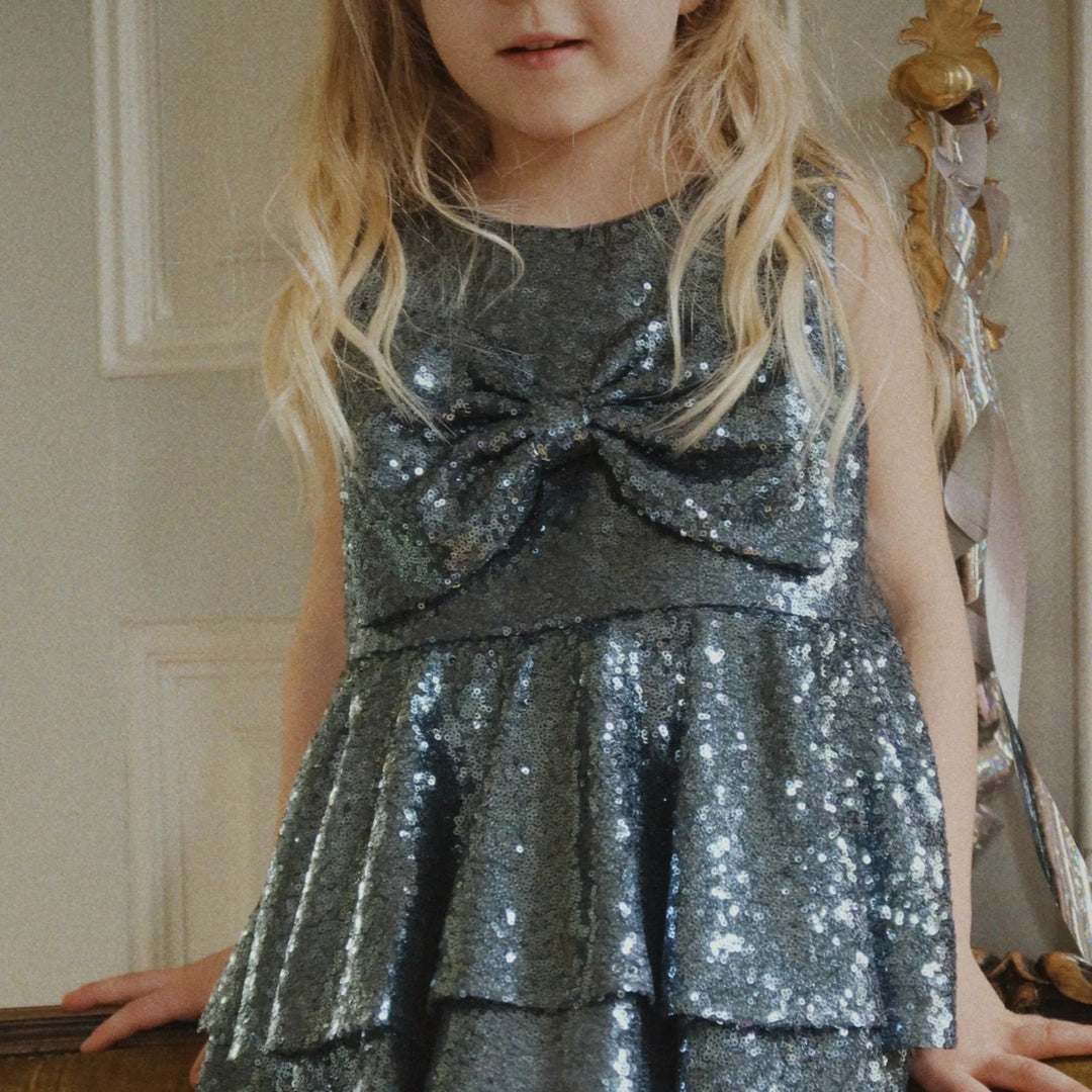 KONGES SLOJD ROSIE DRESS: BEL AIR BLUE