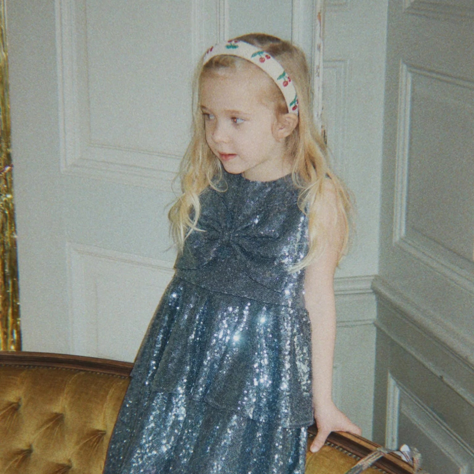 KONGES SLOJD ROSIE DRESS: BEL AIR BLUE