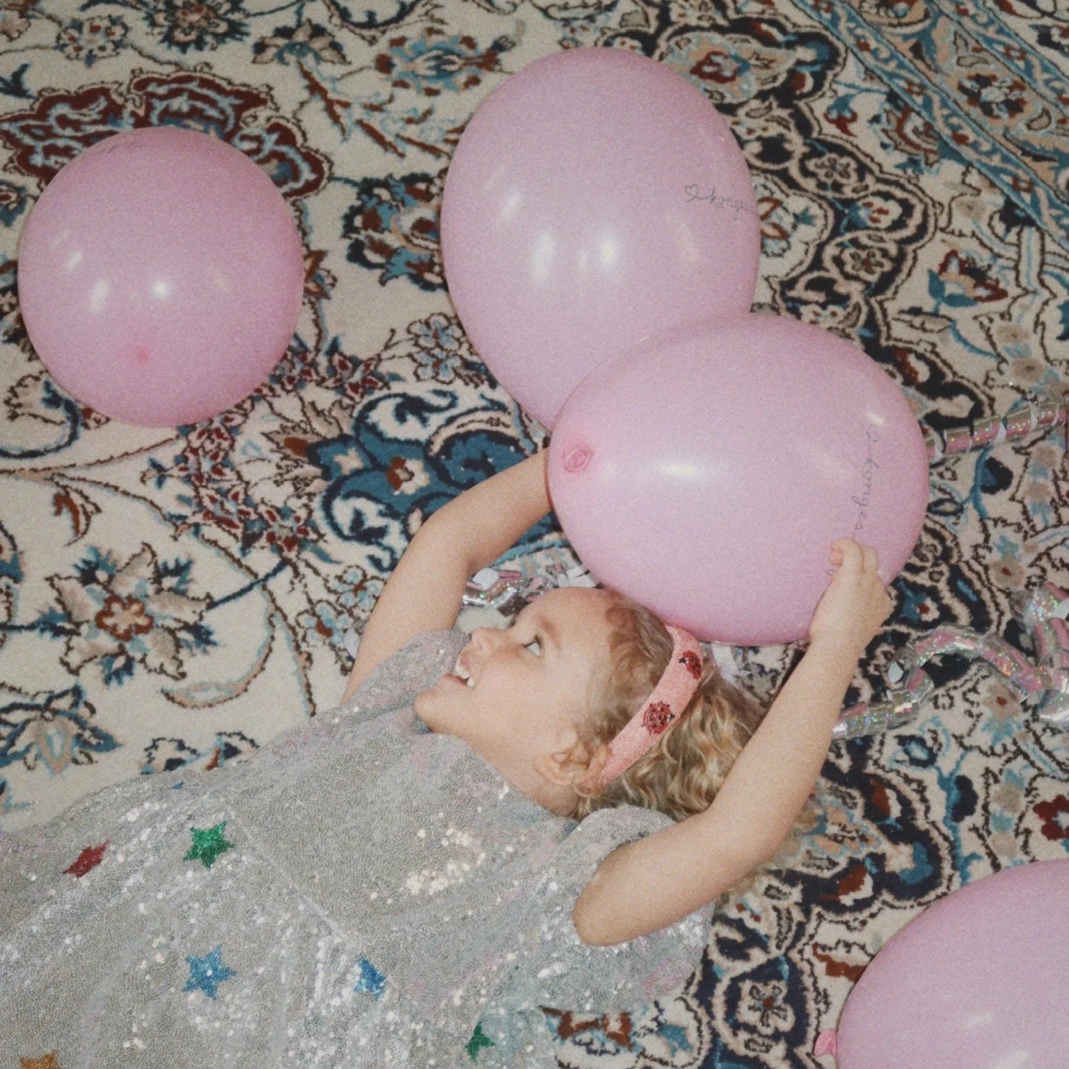 KONGES SLOJD STARLA STAR DUST DRESS: STAR SEQUIN SILVER