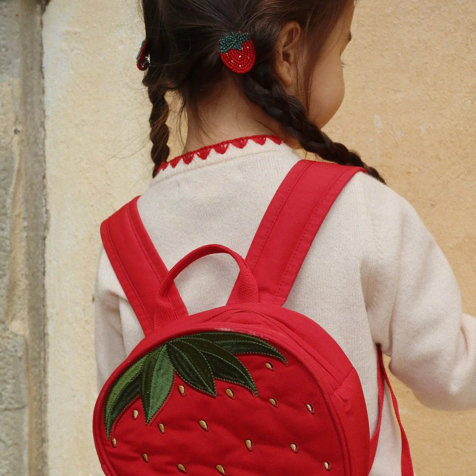 KONGES SLOJD MINI BACKPACK: STRAWBERRY