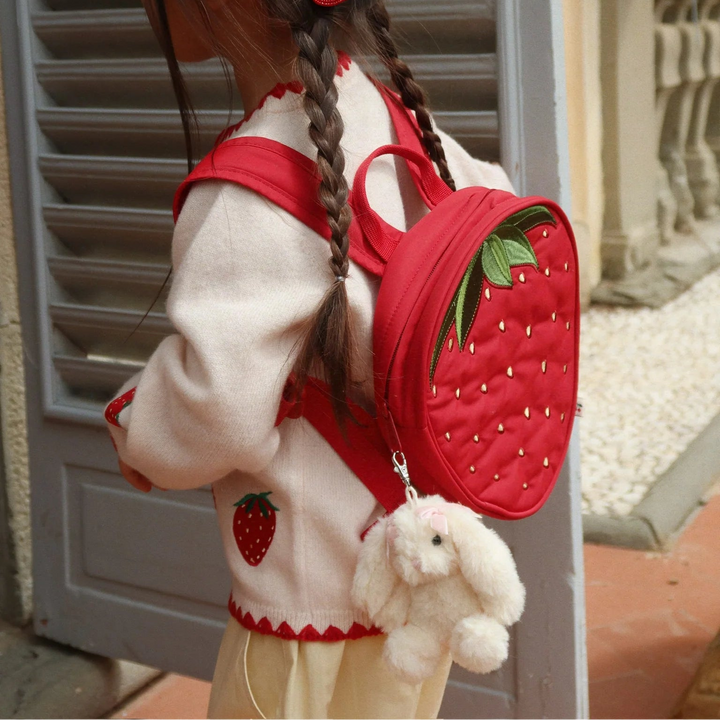 KONGES SLOJD BAG CHARM: WHITE BUNNY