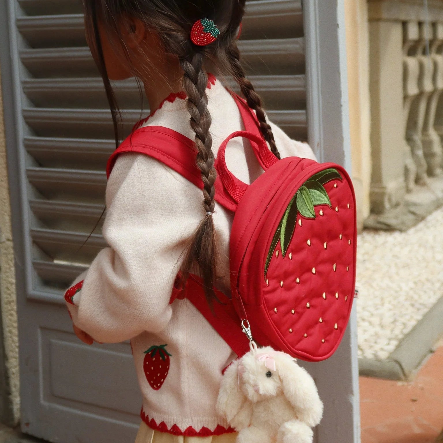 KONGES SLOJD MINI BACKPACK: STRAWBERRY