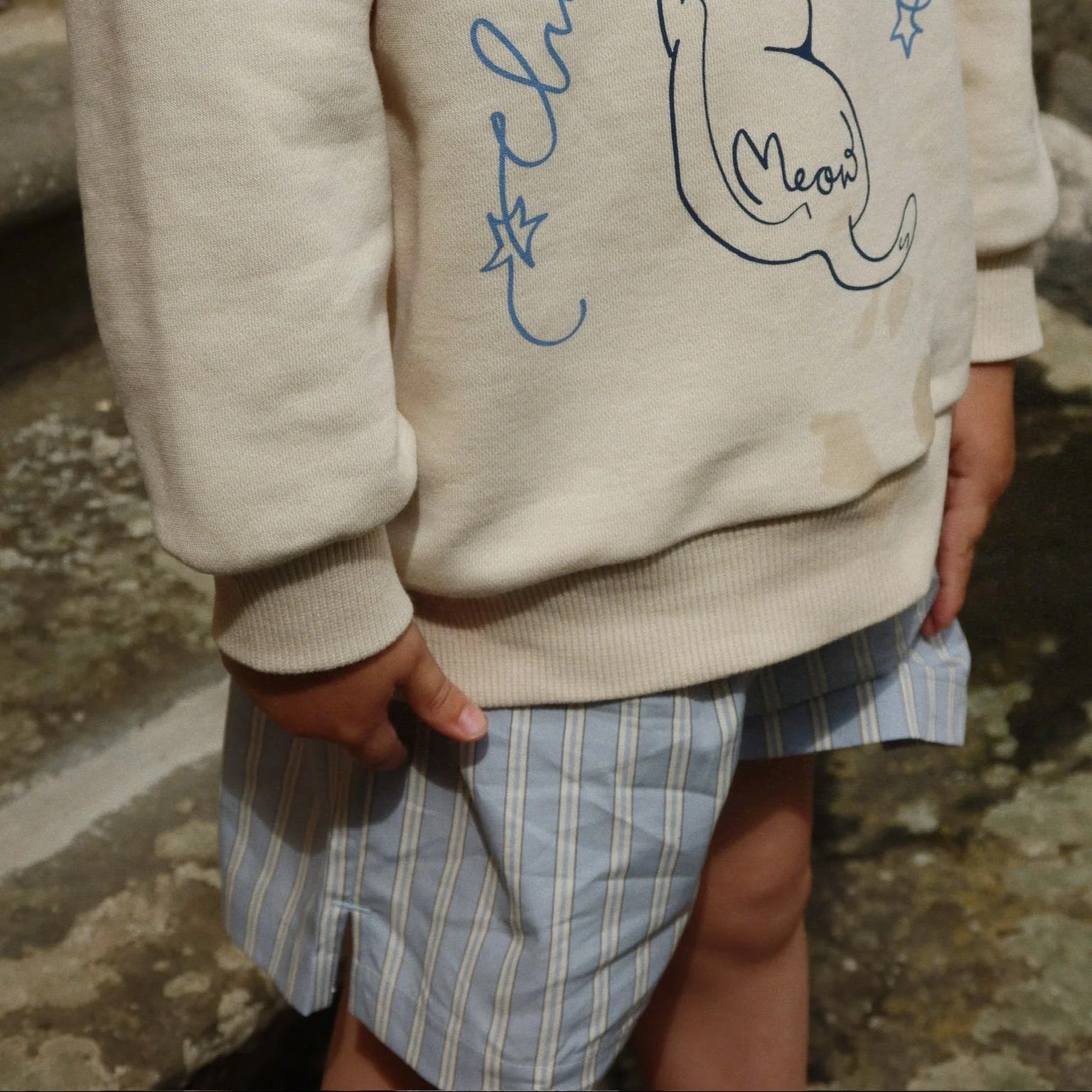 KONGES SLOJD AZUR SHORTS: BLEU