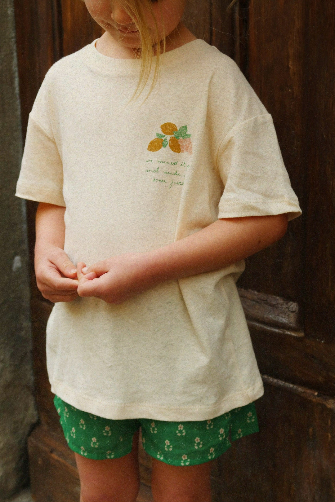 Konges Sløjd Era Tee Buttercream Juicy