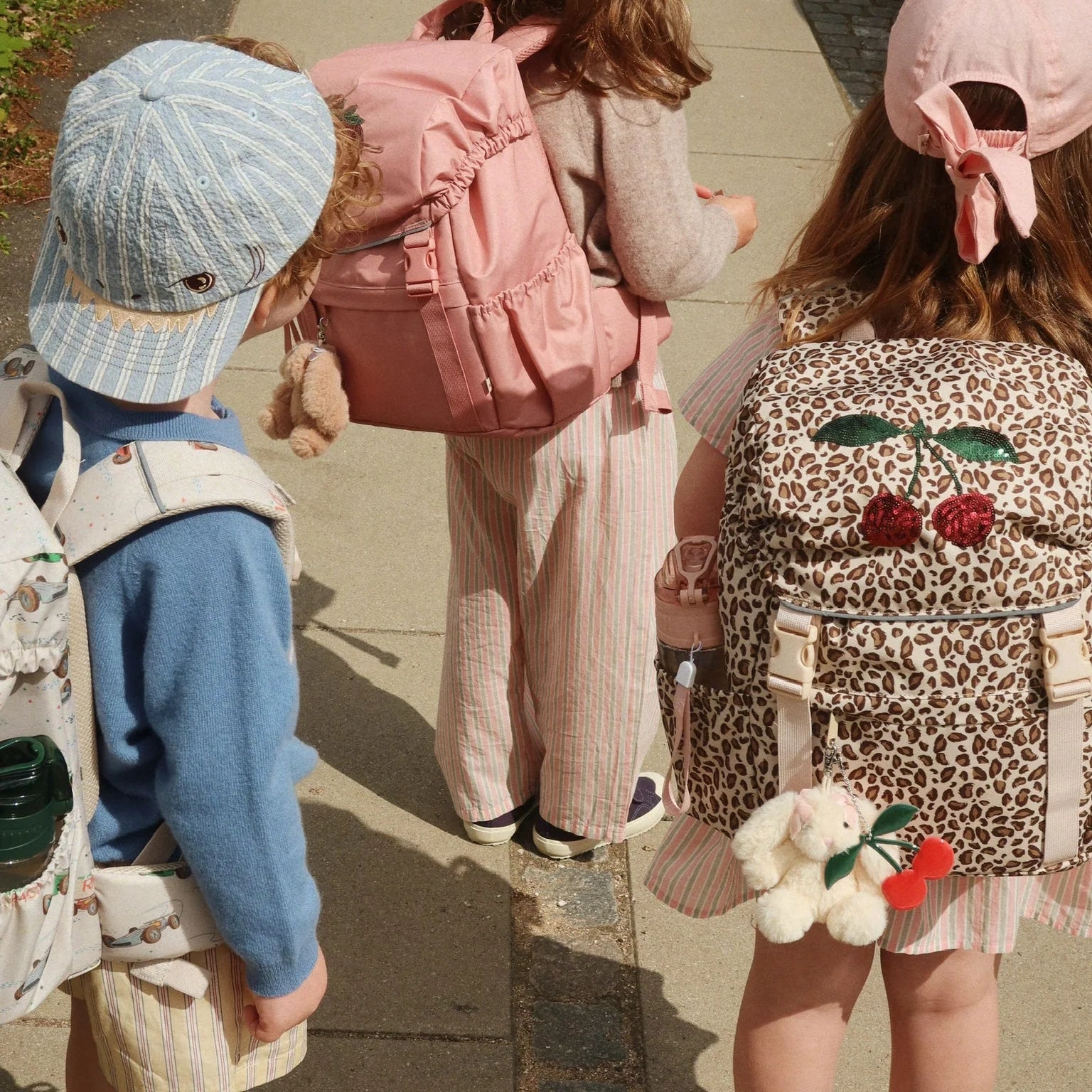 KONGES SLOJD BAG CHARM: WHITE BUNNY