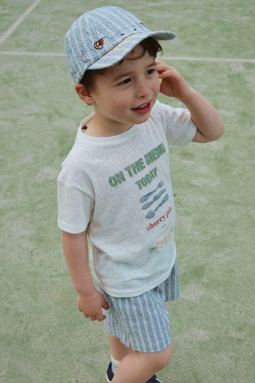 Konges Sløjd Era Tee Off White On The Menu