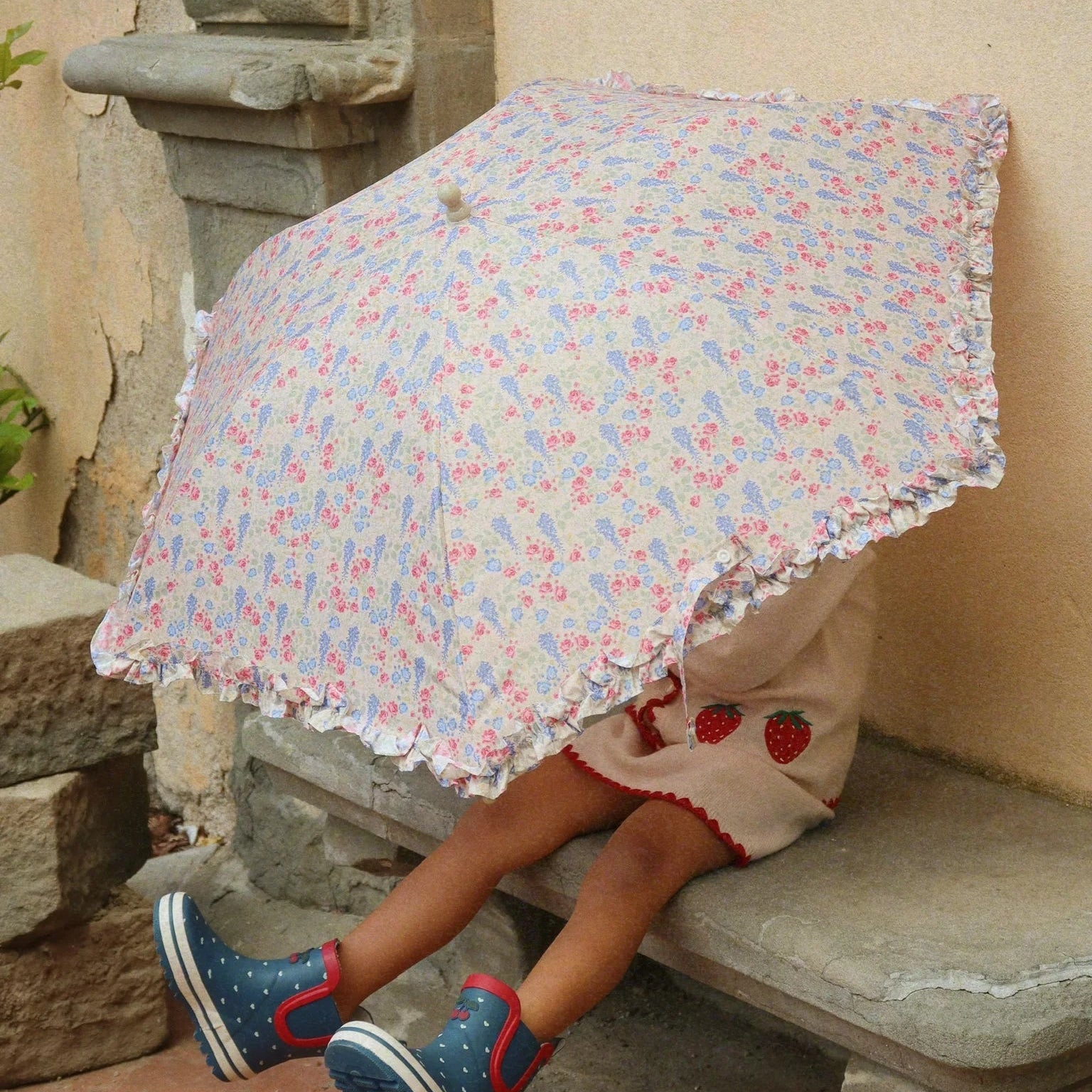 KONGES SLOJD FRILL UMBRELLA: LAVIDA