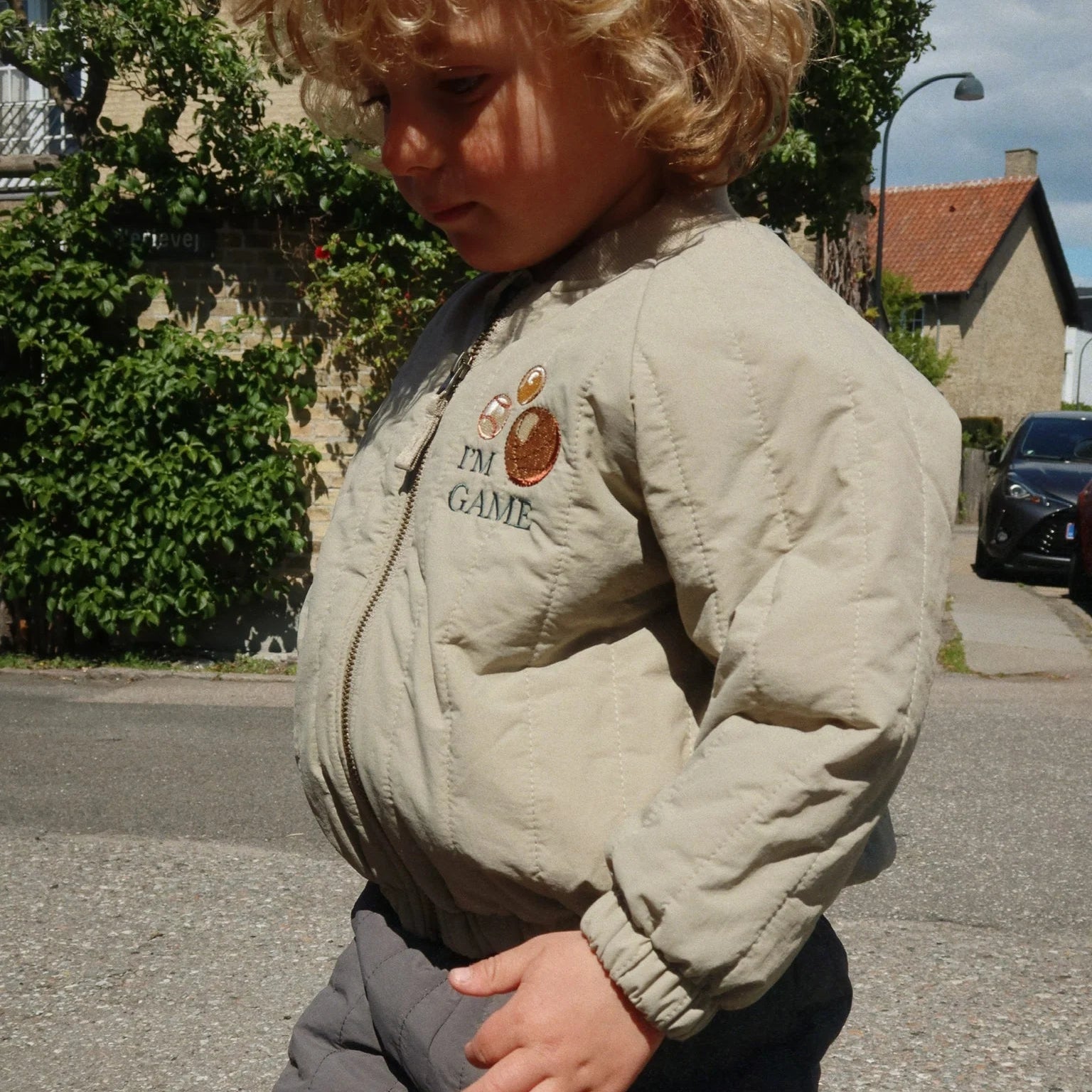 KONGES SLOJD JUNO BOMBER JACKET: LAUREL OAK