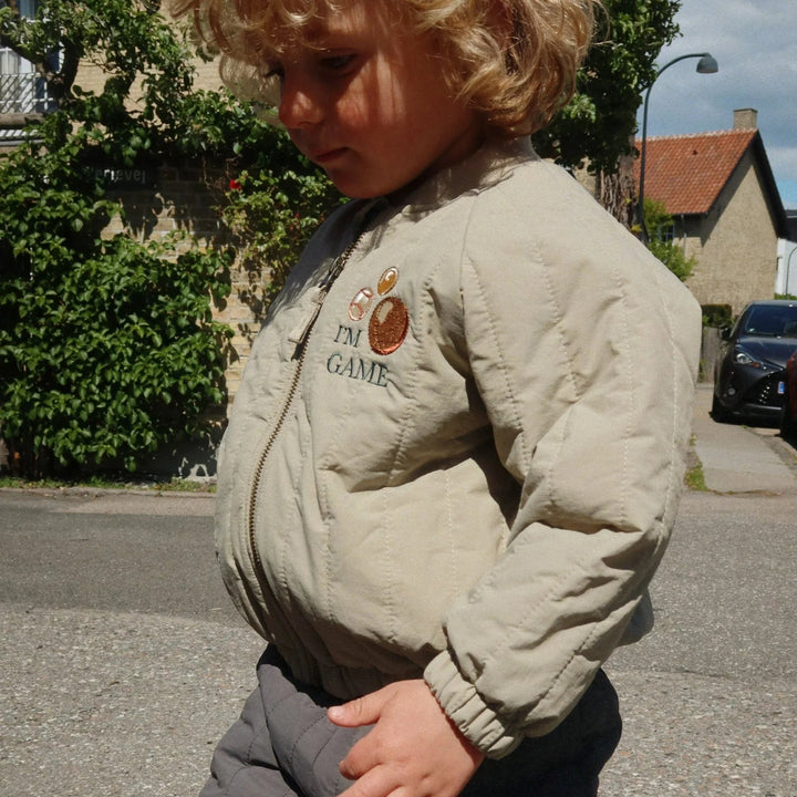 KONGES SLOJD JUNO BOMBER JACKET: LAUREL OAK