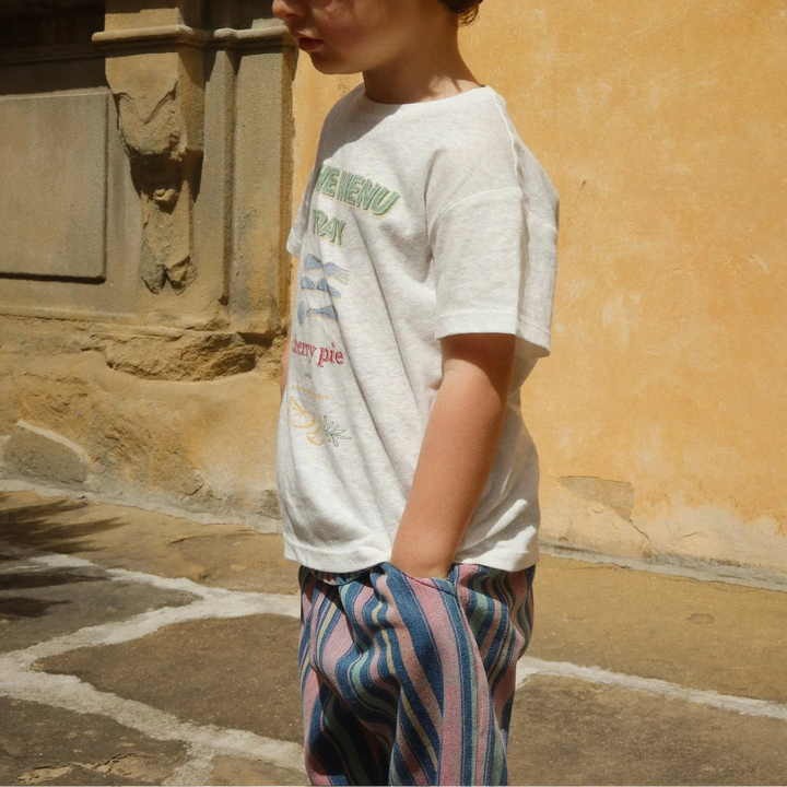 KONGES SLOJD MAGOT FRILL PANTS: MIAMI STRIPE