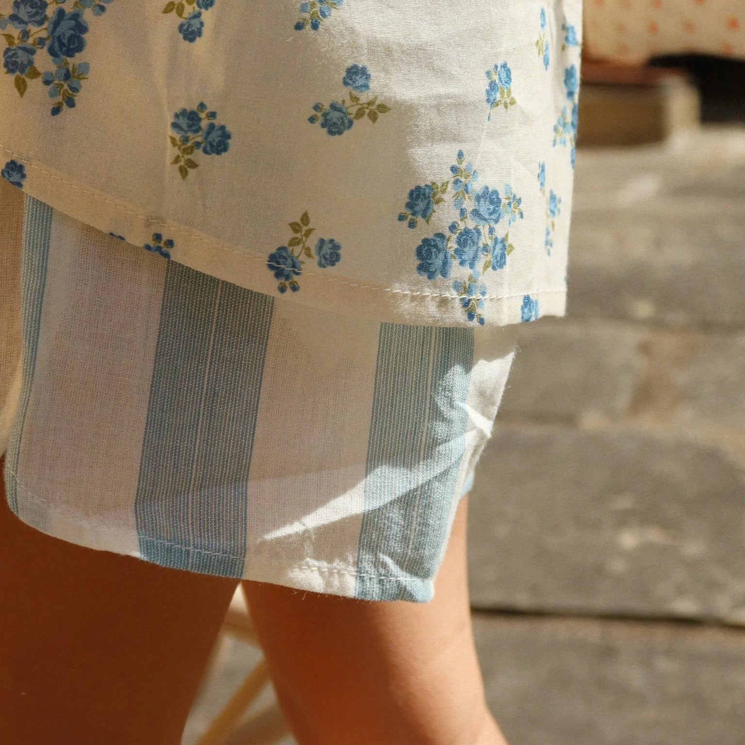 KONGES SLOJD ASLI SHORTS: BLEU STRIPE