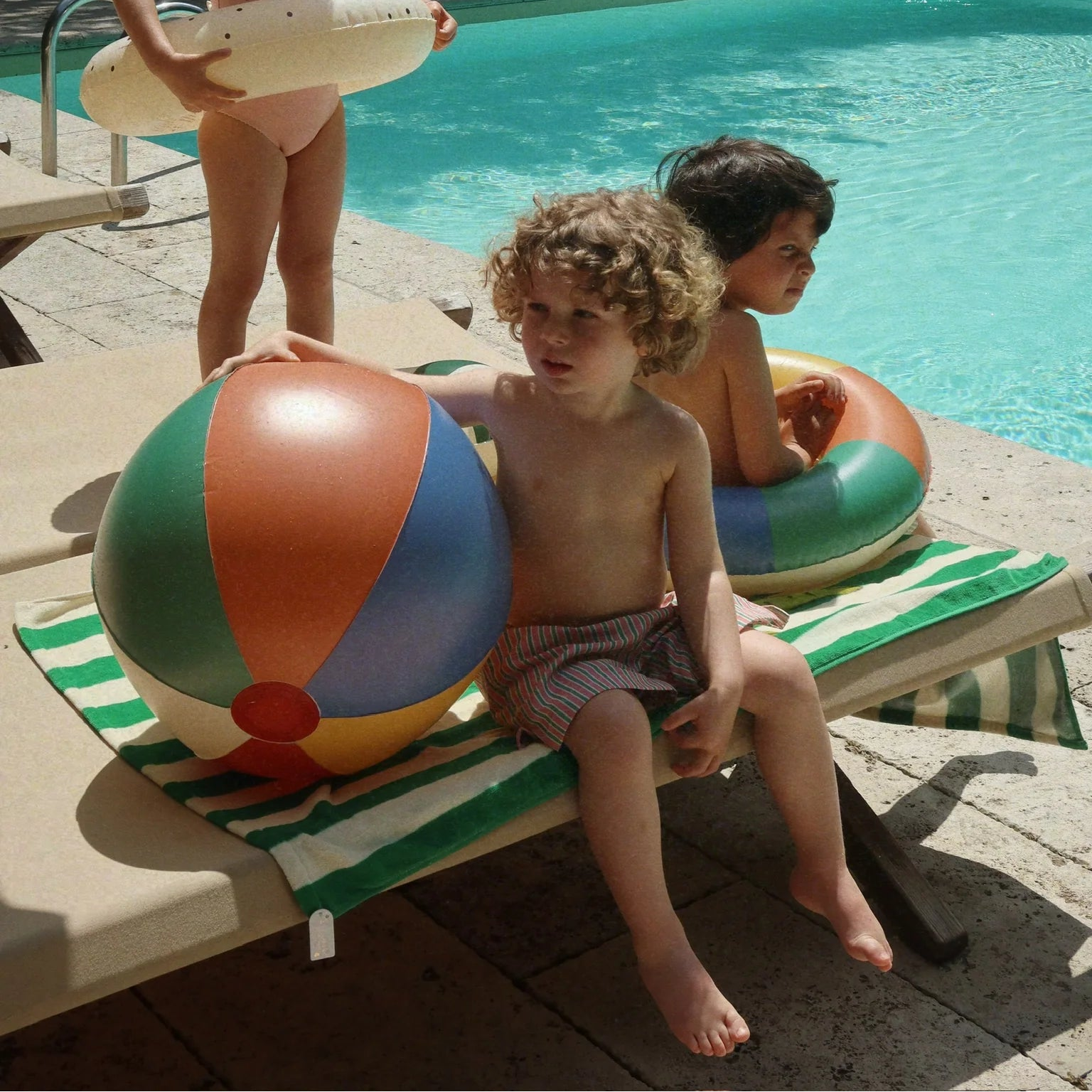 KONGES SLOJD BEACH TOWEL: ANTIQUE STRIPE