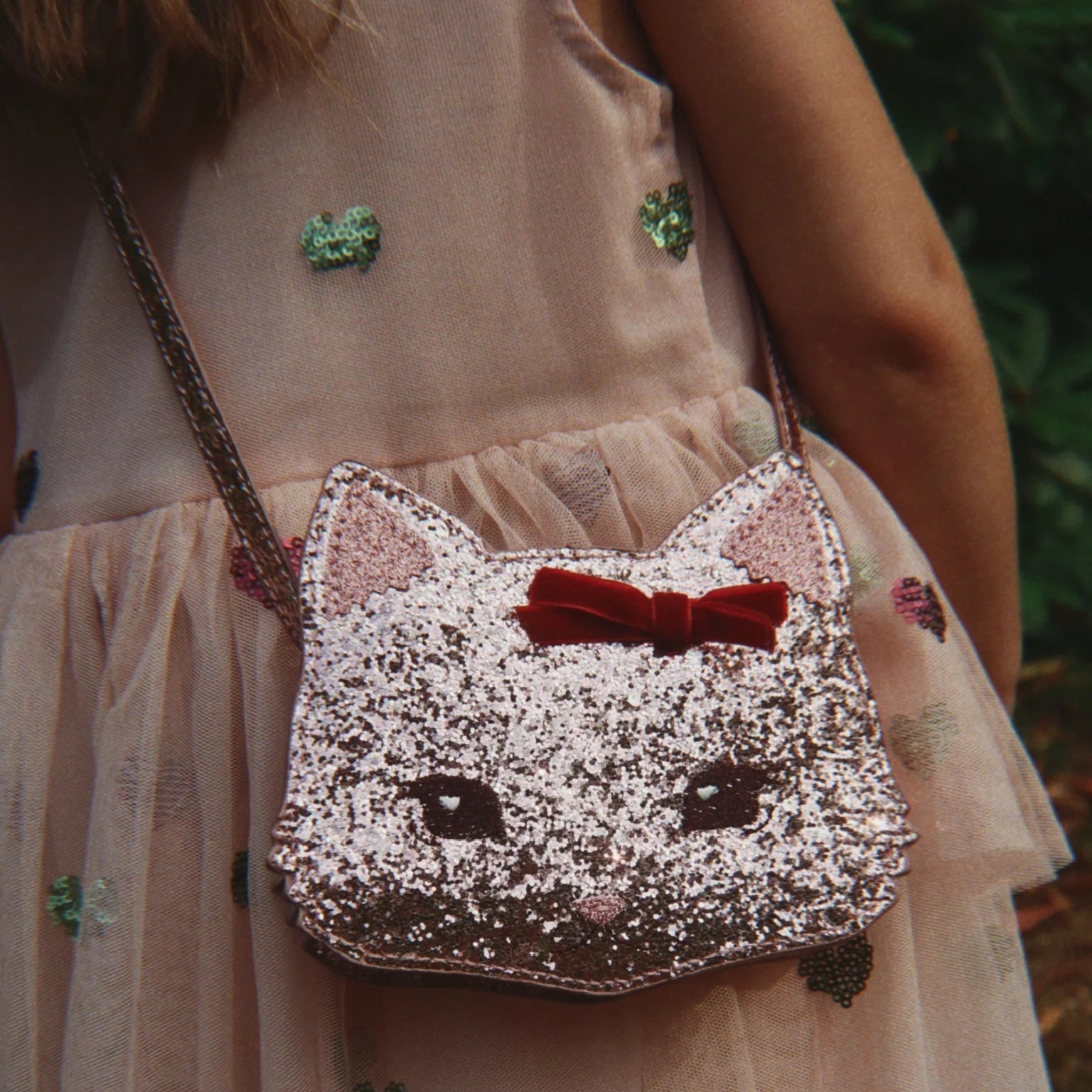 KONGES SLOJD TUT KITTY SHOULDER BAG: FRAPPE