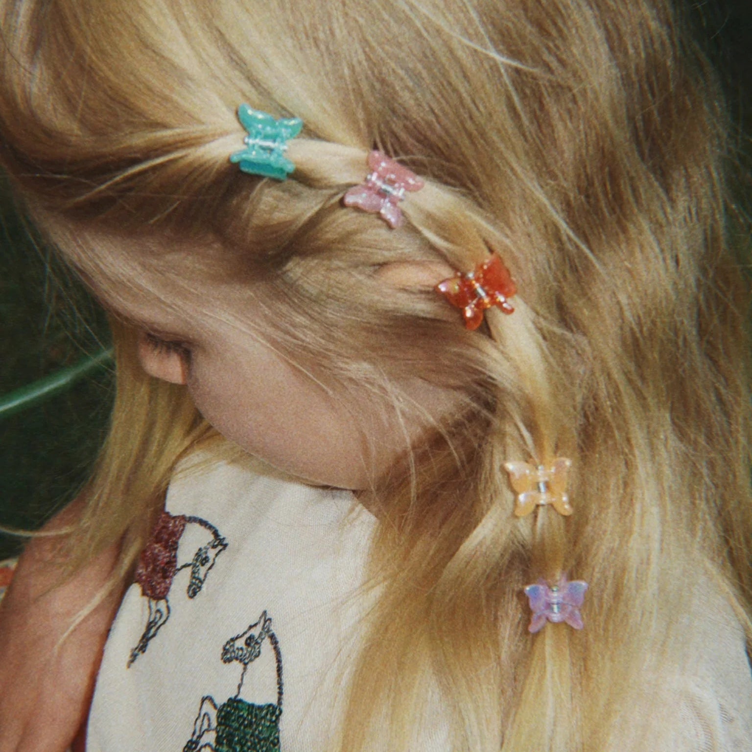 KONGES SLOJD MINI BUTTERFLY HAIR CLAWS 10PC