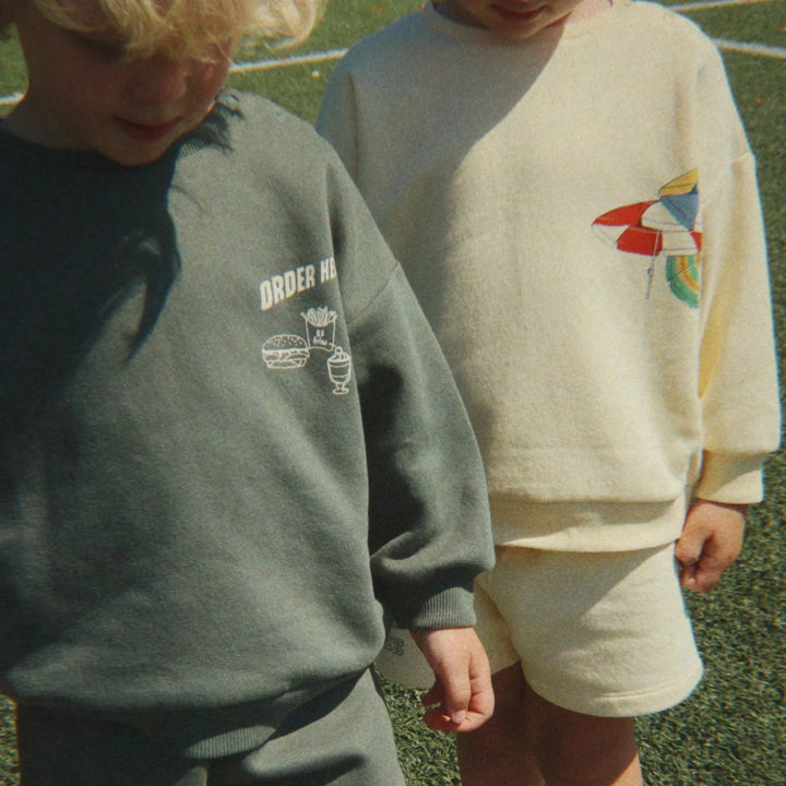 KONGES SLOJD LOU SWEAT SHIRT: CILANTRO