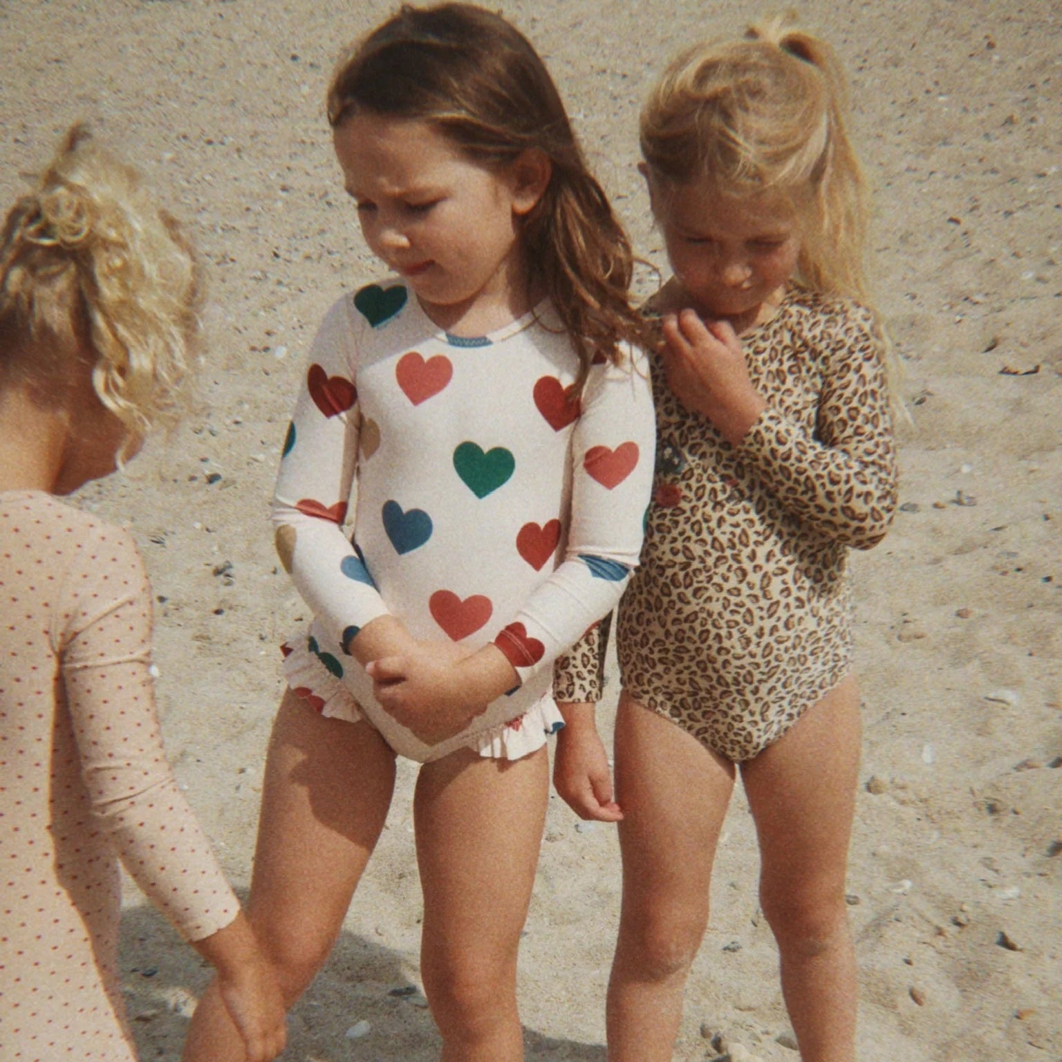 KONGES SLOJD KITTY L/SLEEVE SWIMSUIT: LEO