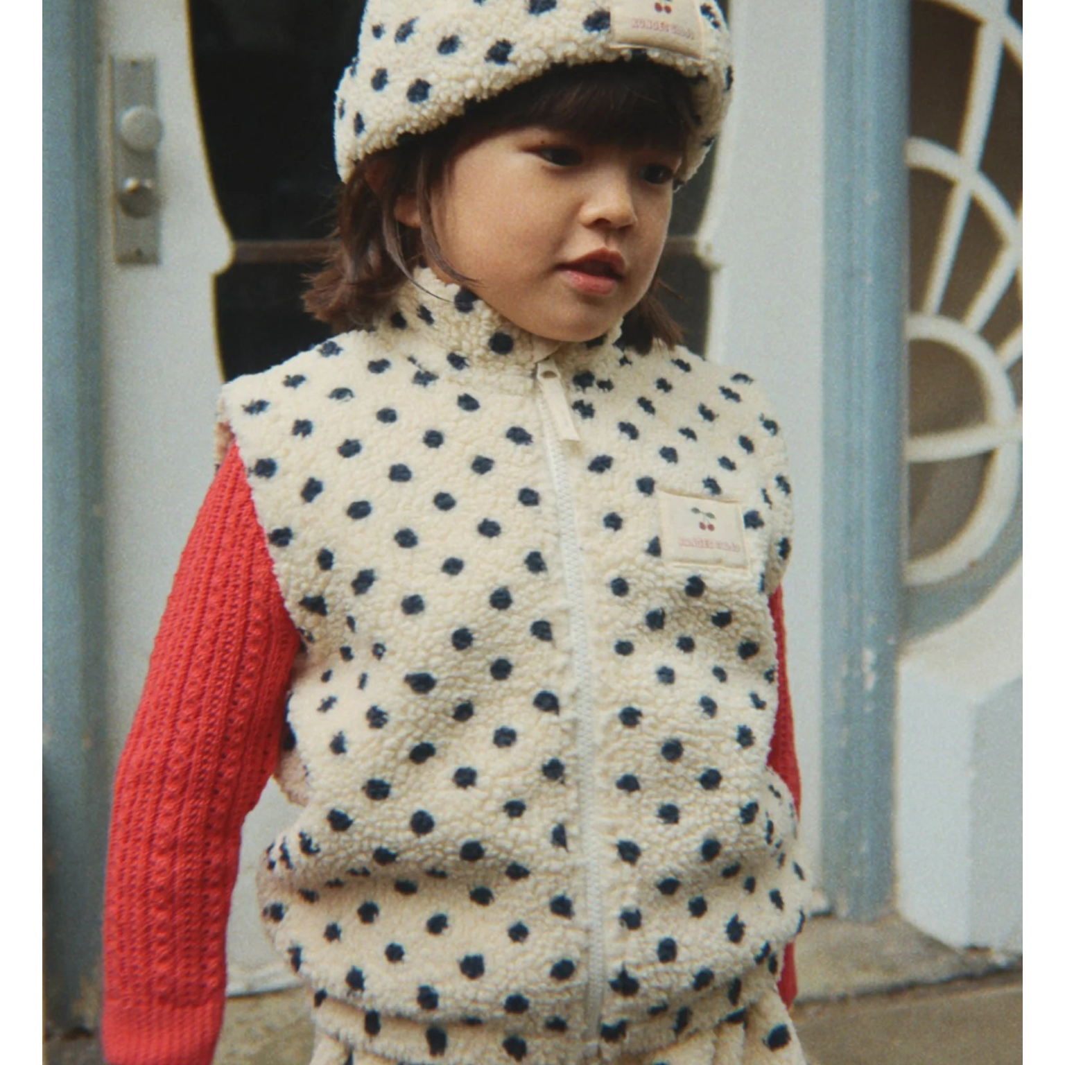 KONGES SLOJD JODY TEDDY VEST: DOT LUMIERE