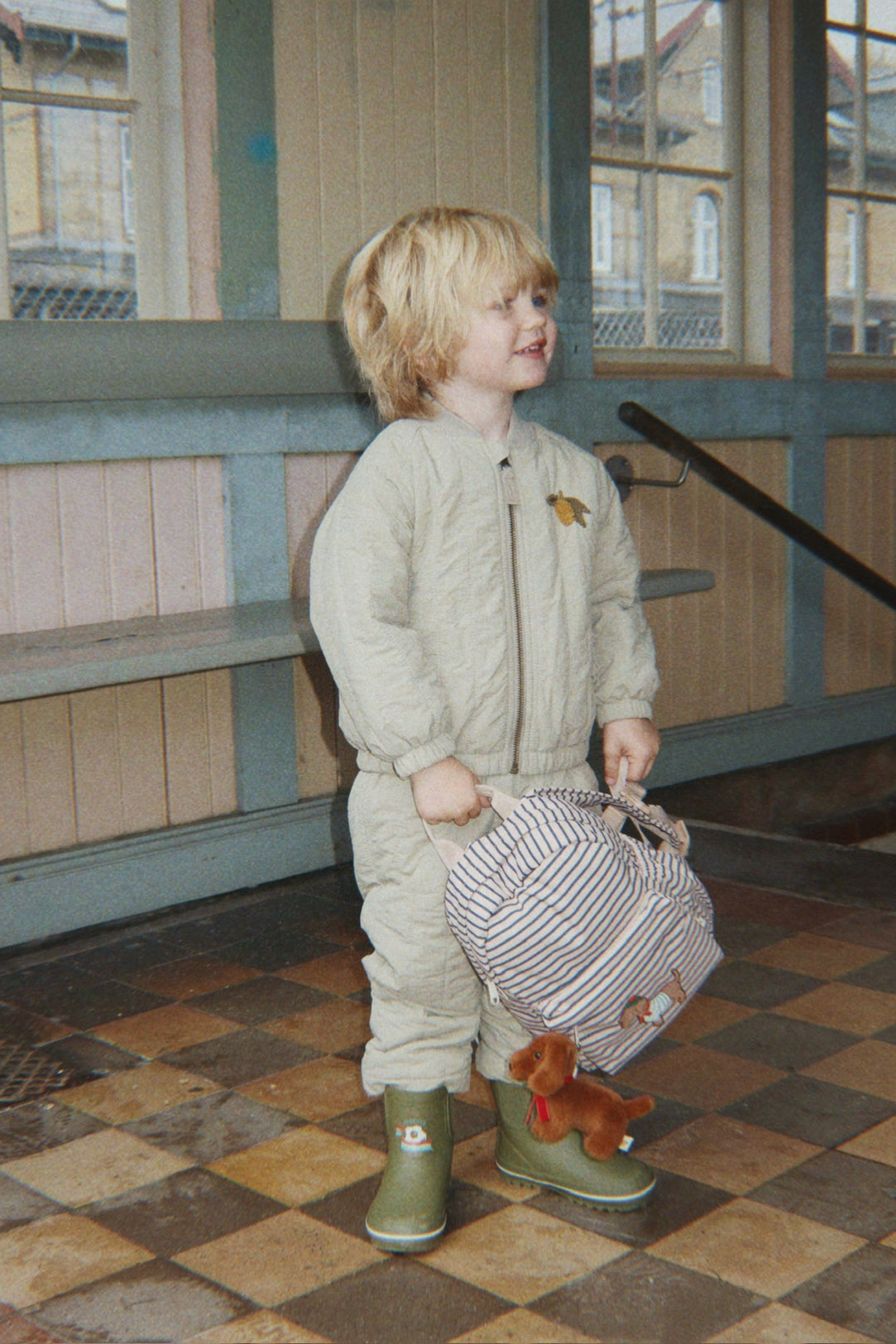 Konges Sløjd Nohr Mini Backpack Stripe La Mer lifestyle photo