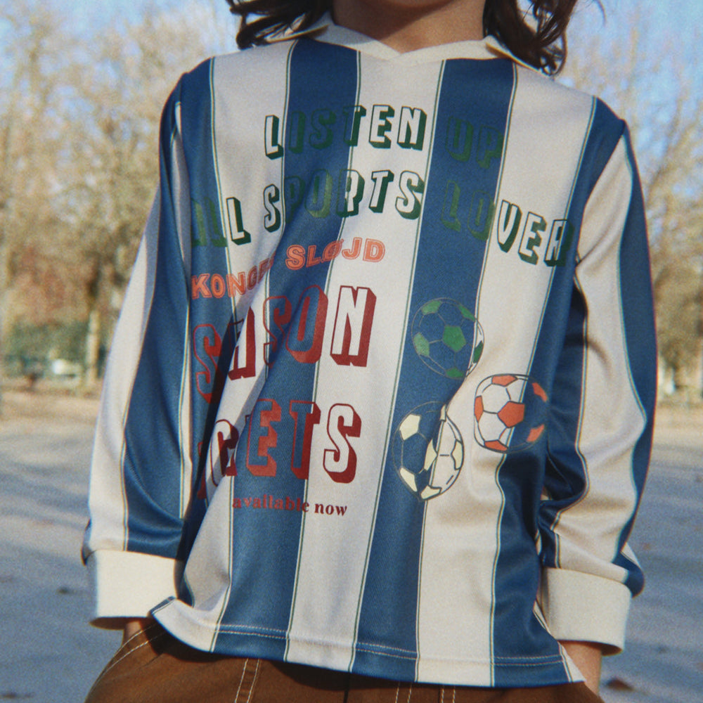 Konges Sløjd ACT Long Sleeve Tee GRS Quartz Stripe - lifestyle