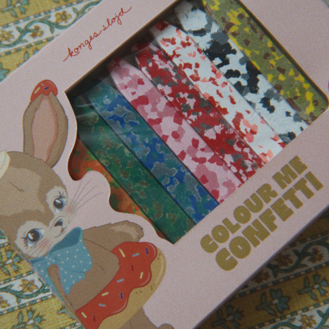 Konges Sløjd Confetti Crayons Bunny - lifestyle