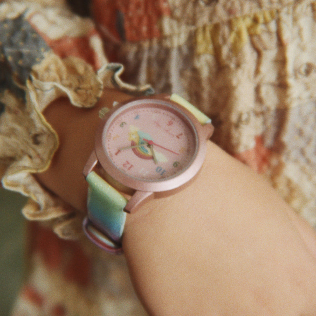 Konges Sløjd Kids Watch Rainbow Rainbow Glitter - lifestyle