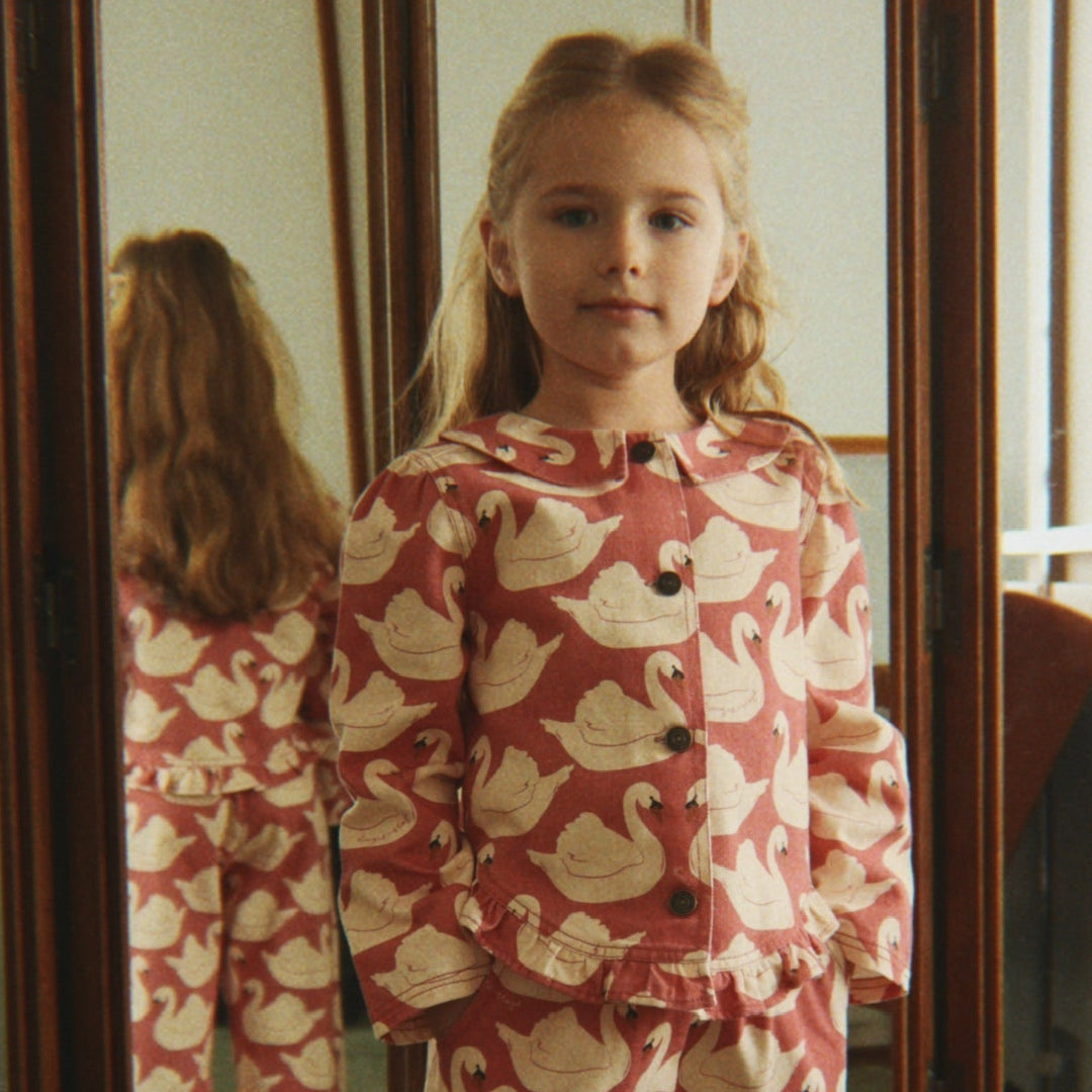 Konges Sløjd Magot Frill Jacket Swan Rose lifestyle