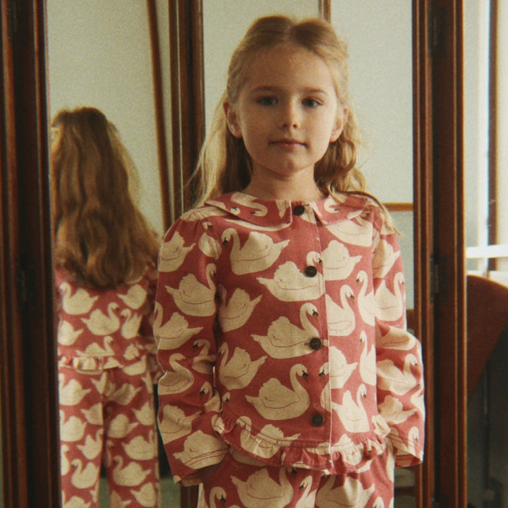 Konges Sløjd Magot Frill Jacket Swan Rose lifestyle