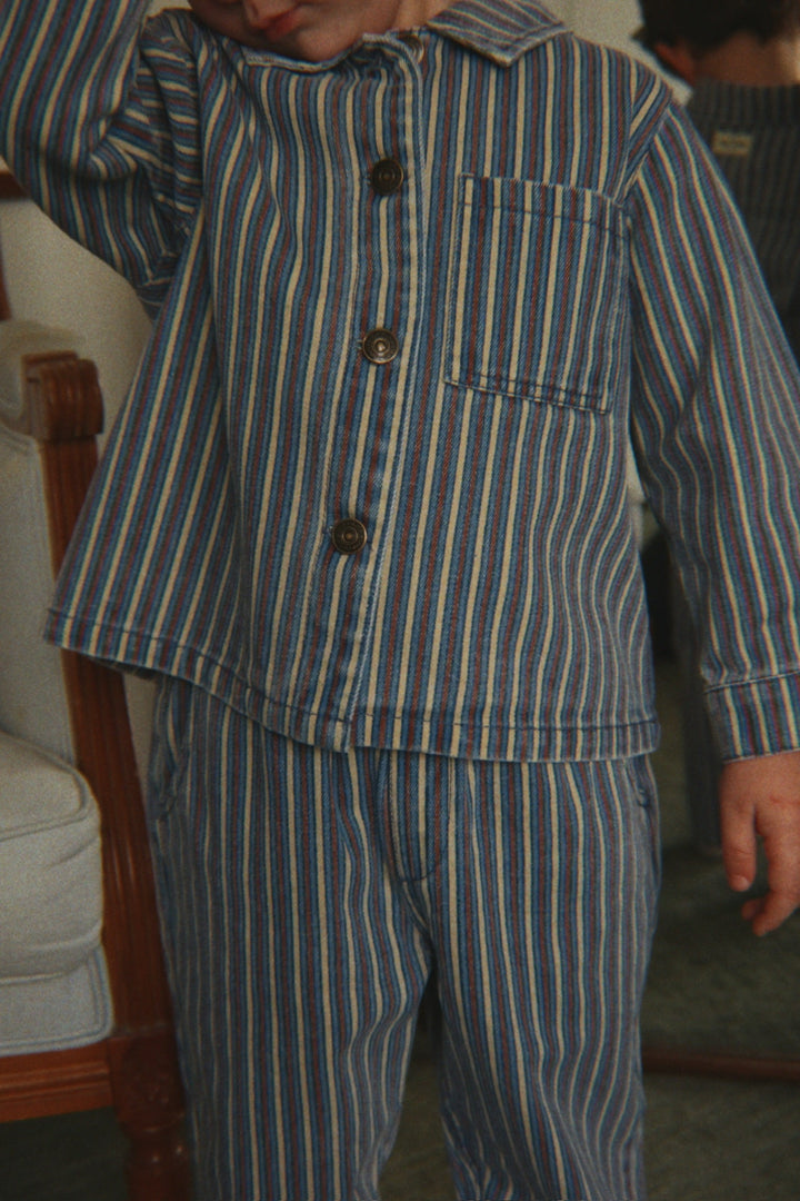 Konges Sløjd Magot Pants Tricolore Bleu lifestyle
