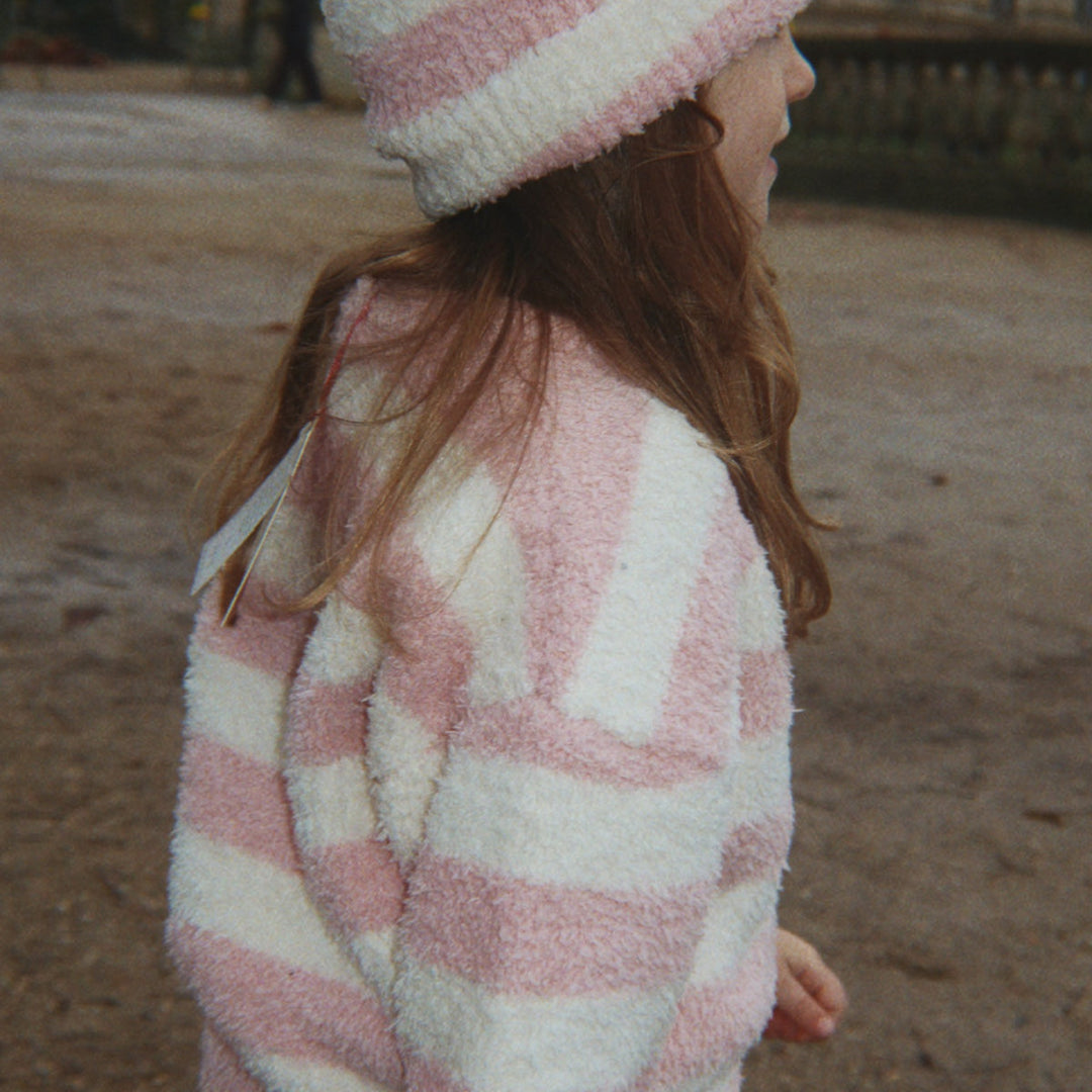 Konges Sløjd Softy Pants Rosy Stripe - lifestyle