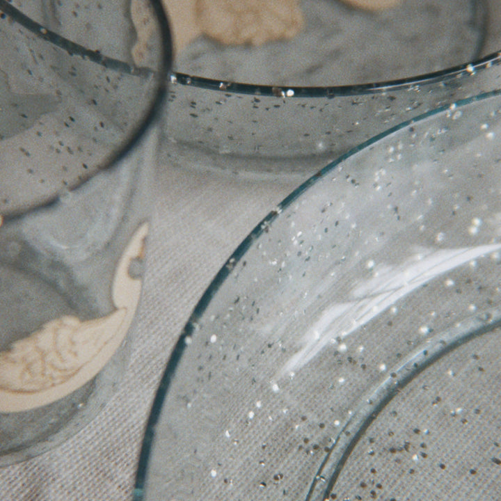 Konges Sløjd Sparkly Dinner Set Swan Blue - lifestyle