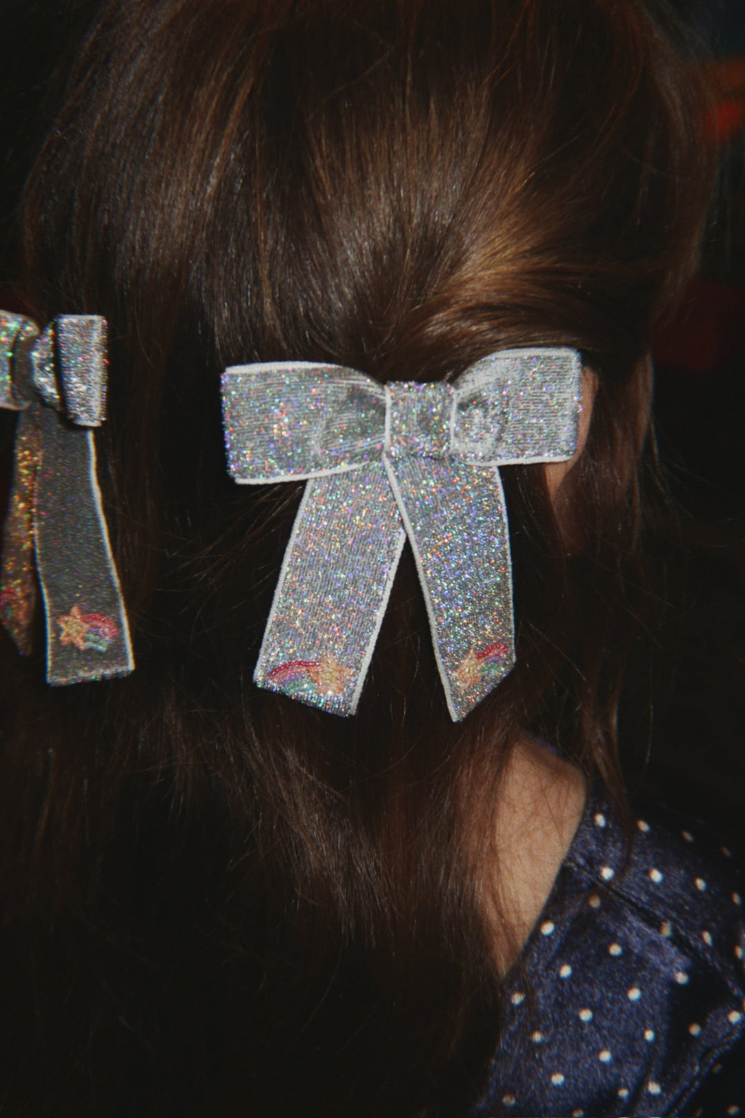 Konges Sløjd 2 Pack Juliette Bow Hair Clip: Silver
