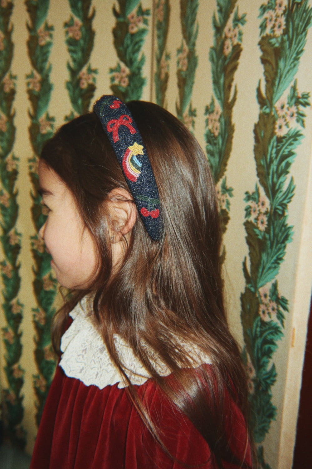 Konges Sløjd Beaded Hairbrace: Rainbow
