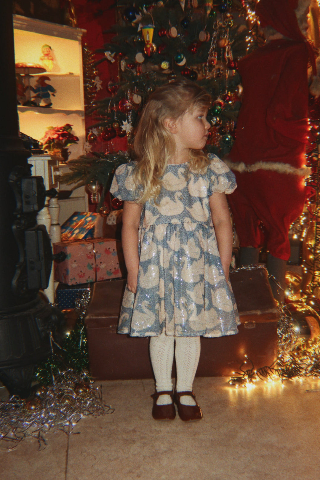 Konges Sløjd Starla Sequin Dress GRS: Swan