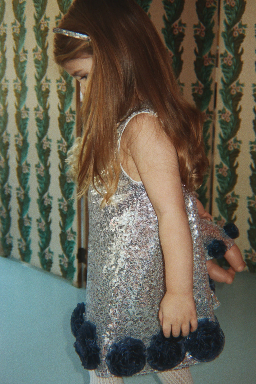 Konges Slojd Tindra Rose Dress GRS: Silver (brand lifestyle)