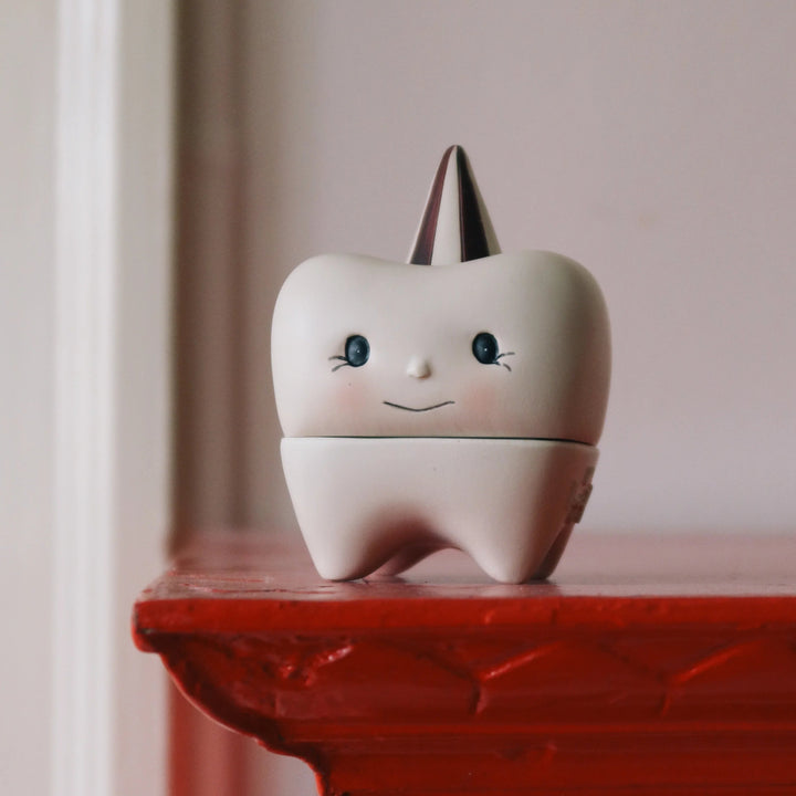 KONGES SLOJD TOOTH BOX: OFF WHITE