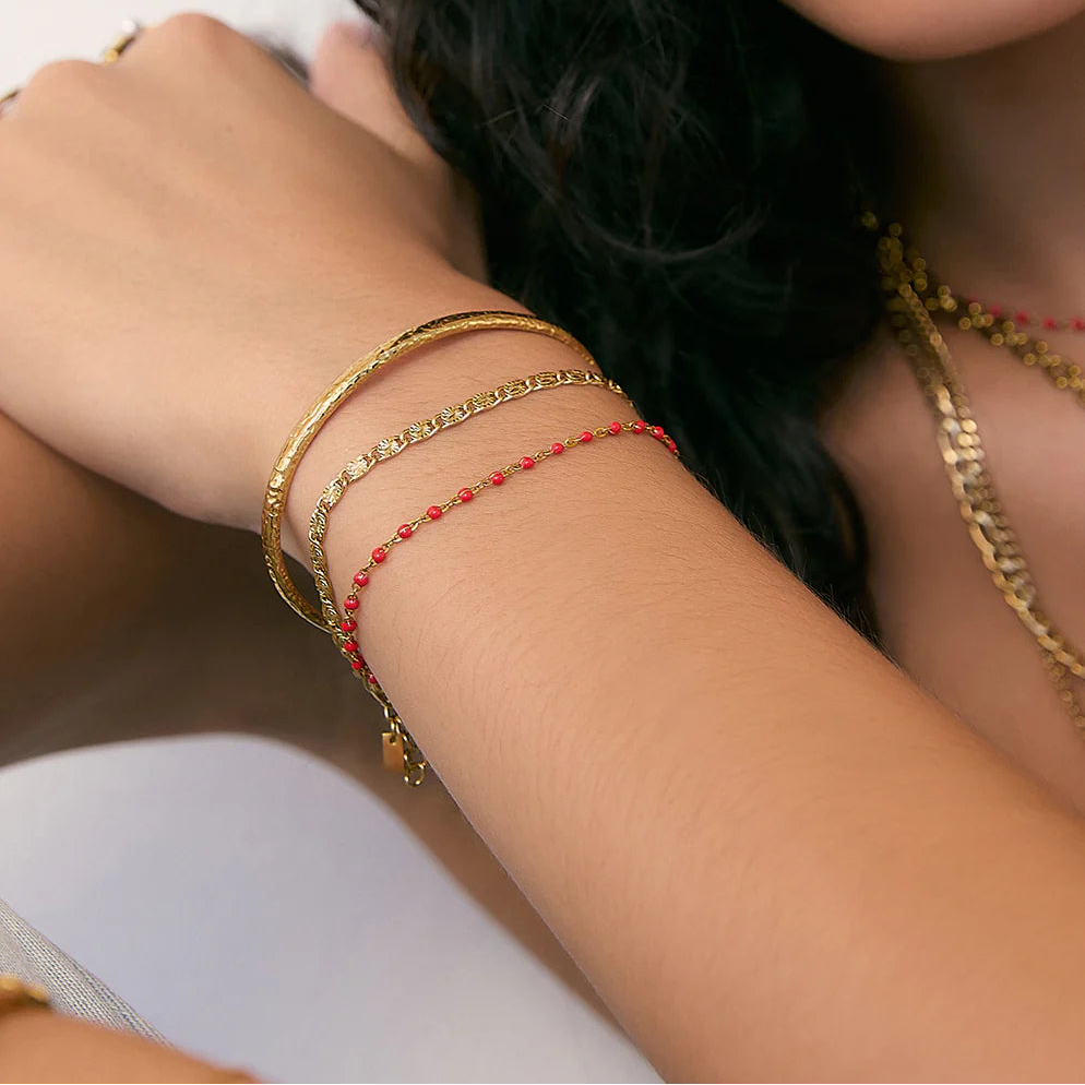 ARMS OF EVE PEGGY BRACELET: CHERRY