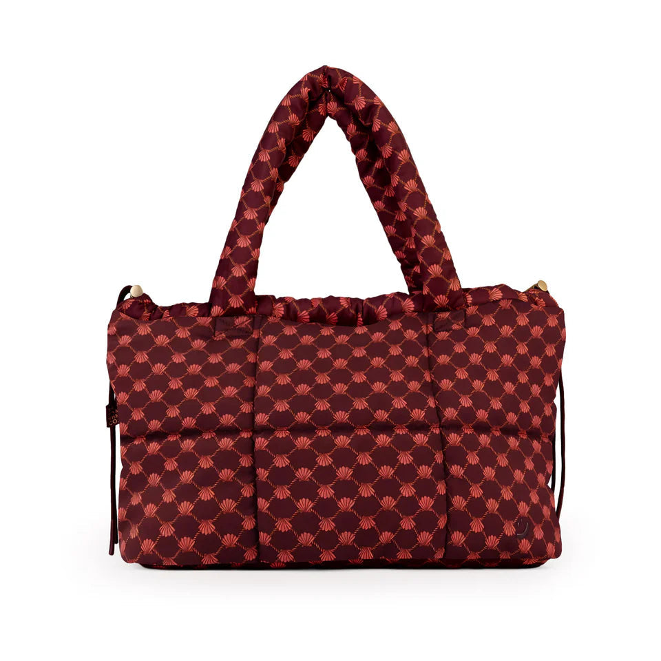 THE SOMEWHERE CO MARSHMALLOW MIDI TOTE: KEEPSAKES