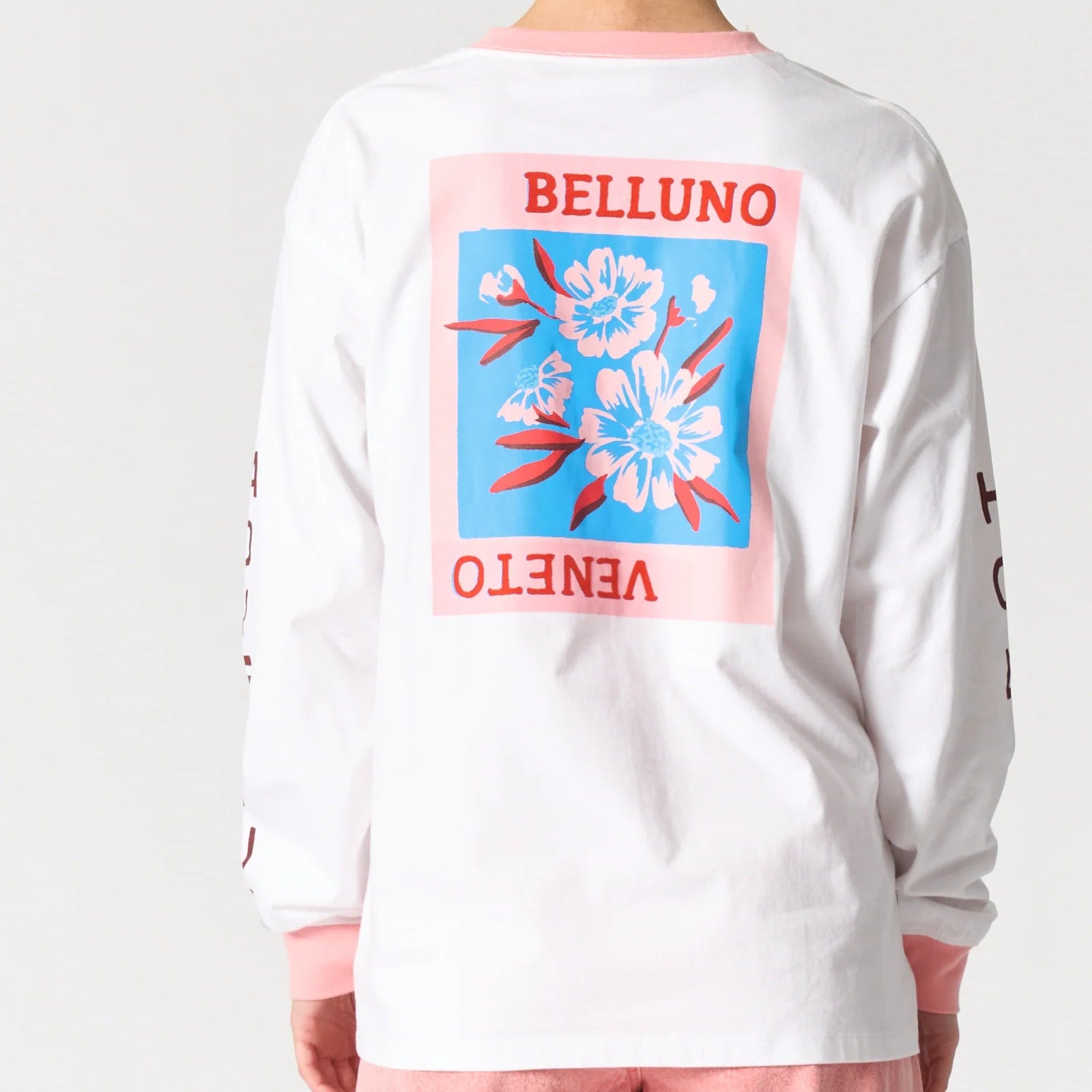 WALNUT MELBOURNE MALIBU L/S TEE: BELLUNO VENETO WHITE