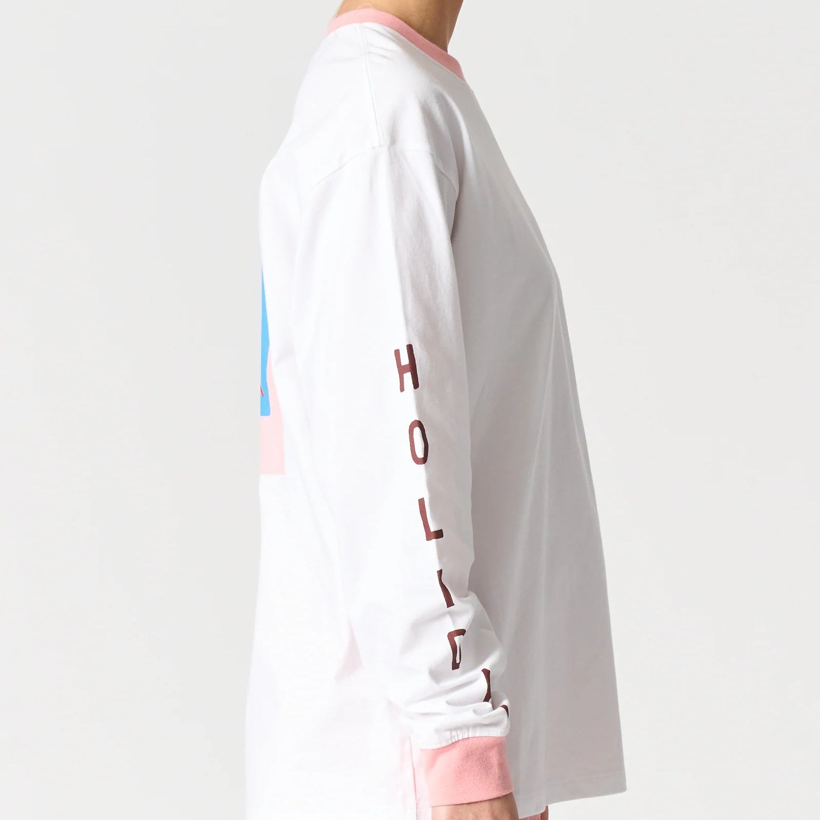 WALNUT MELBOURNE MALIBU L/S TEE: BELLUNO VENETO WHITE