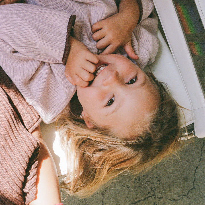 ILLOURA THE LABEL ESSENTIAL KNIT JUMPER: DUSTY PINK