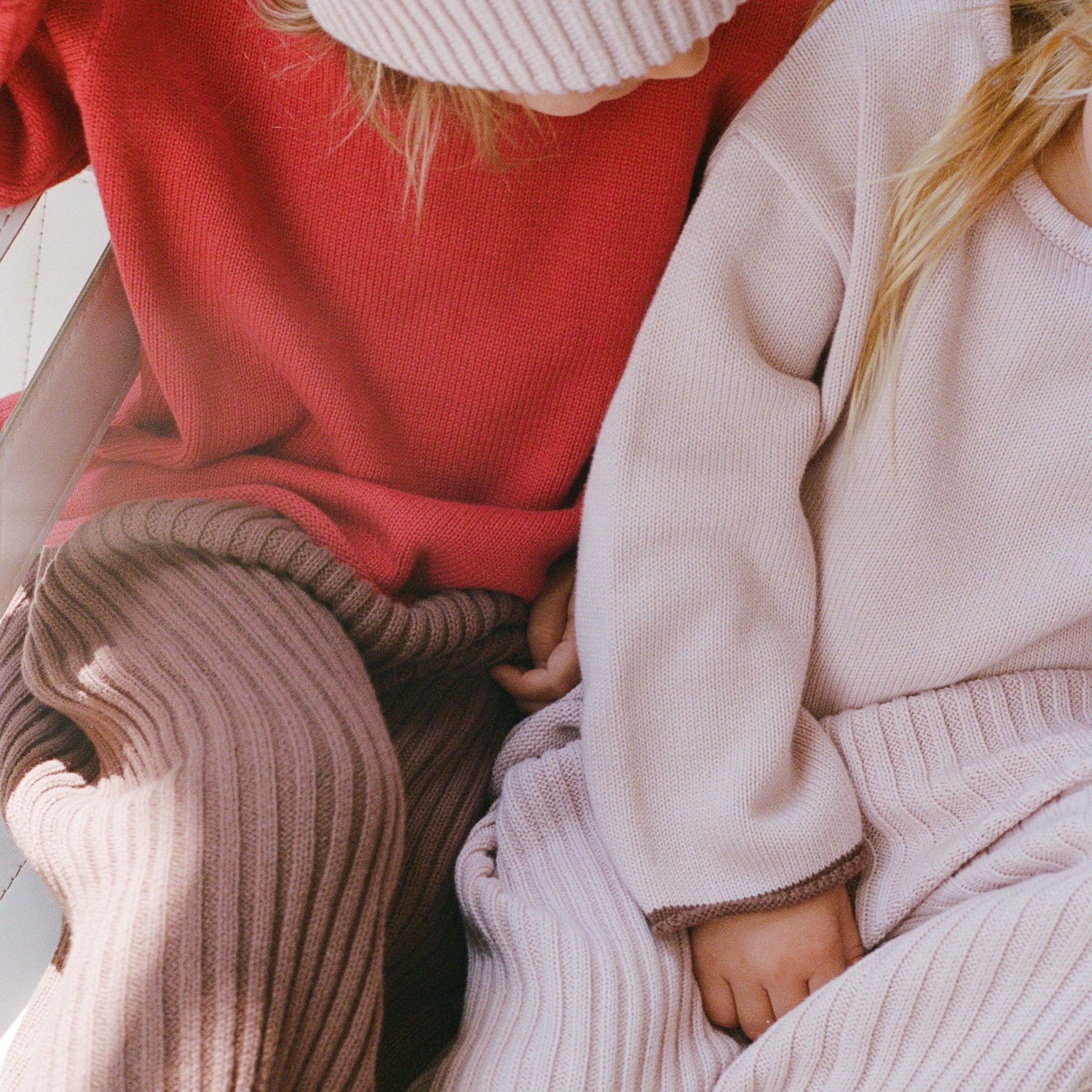 ILLOURA THE LABEL ESSENTIAL KNIT JUMPER: DUSTY PINK