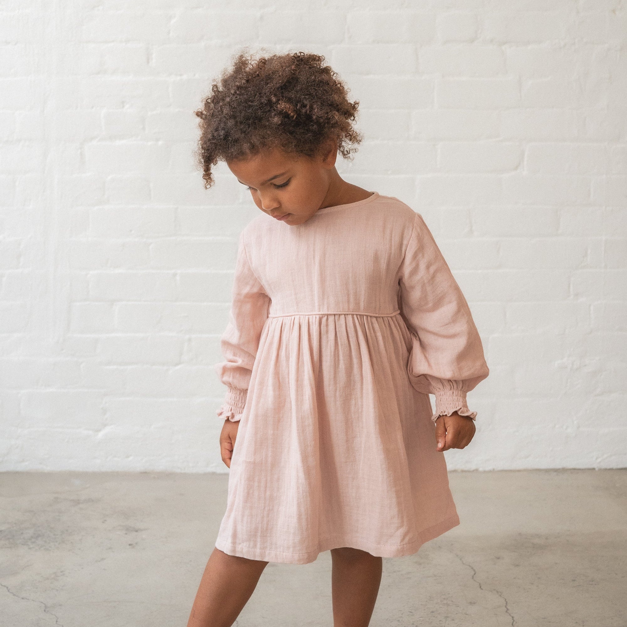 ILLOURA THE LABEL YUMI DRESS: DUSTY PINK