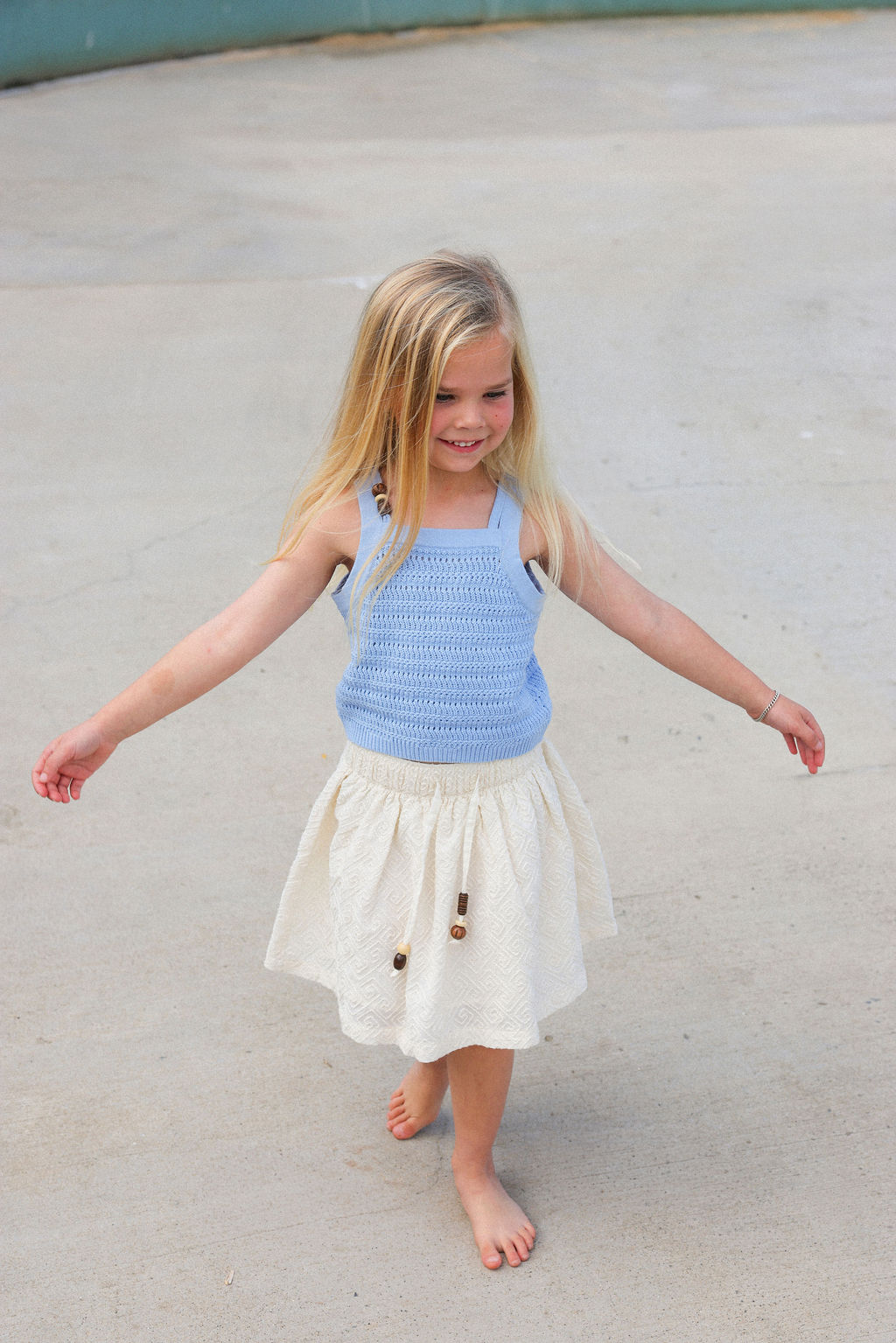 GROWN ORGANIC KNITTED BEAD TOP, BUBBLE