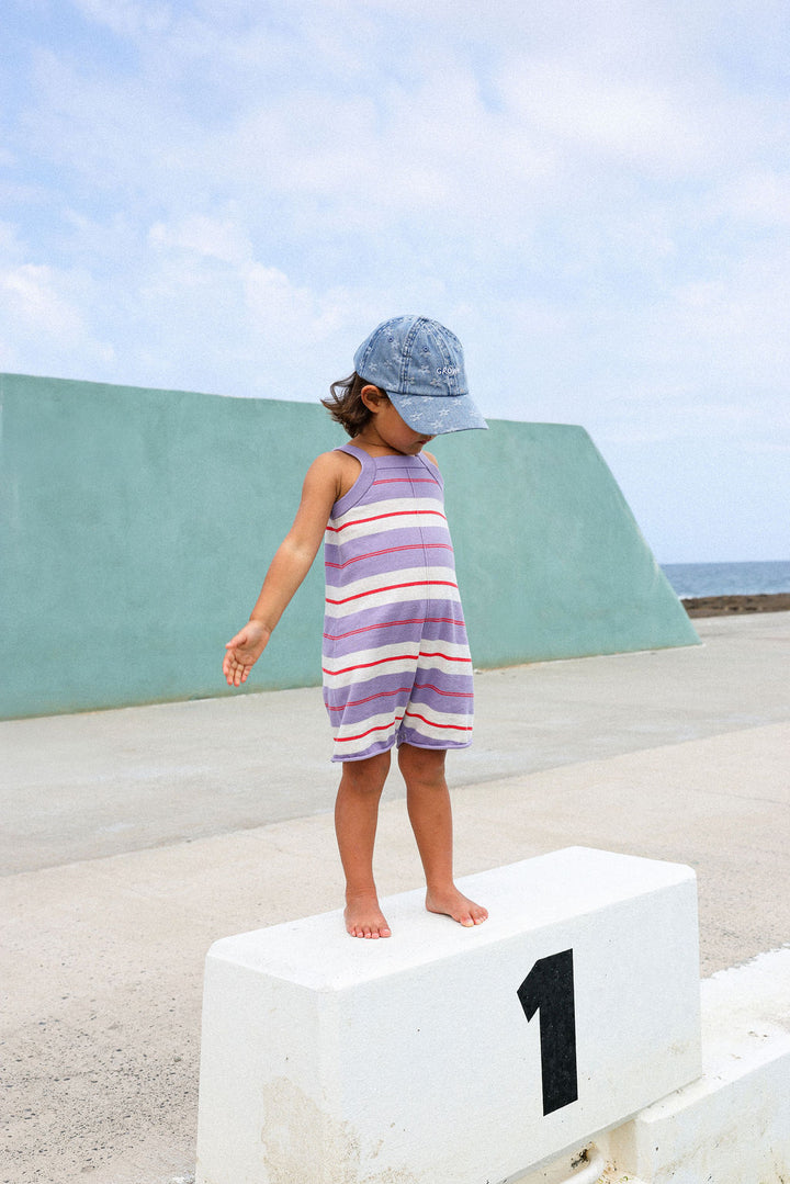 GROWN DAISY DENIM CAP, ADULTS