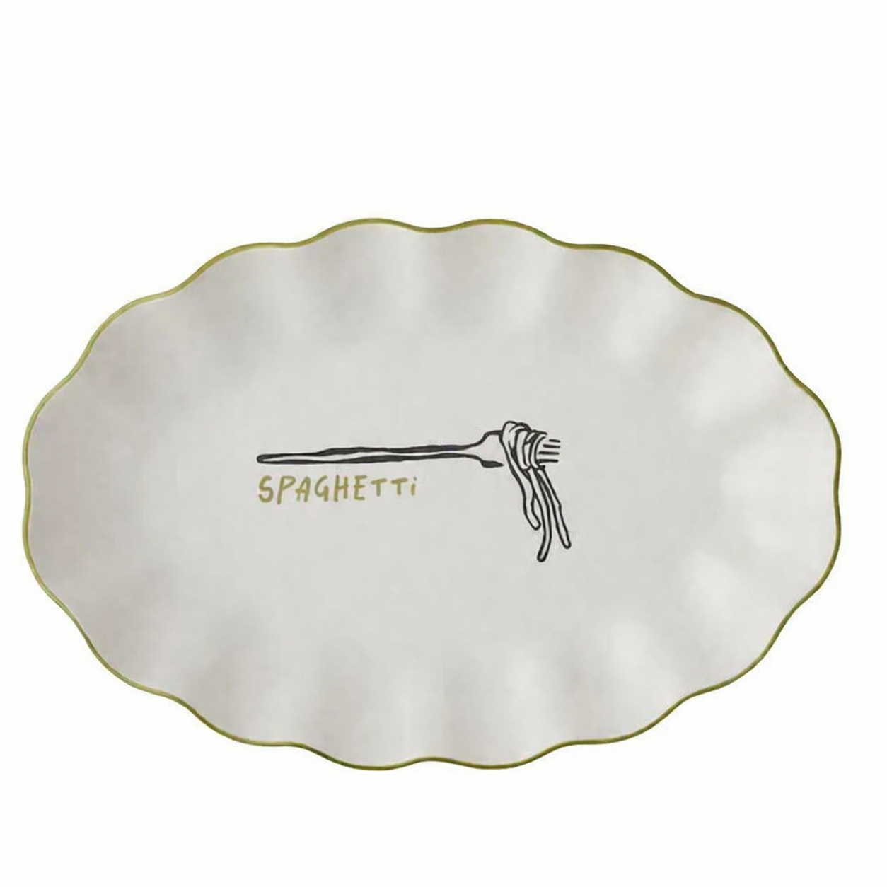 MANGIARE SPAGHETTI CERAMIC DISH