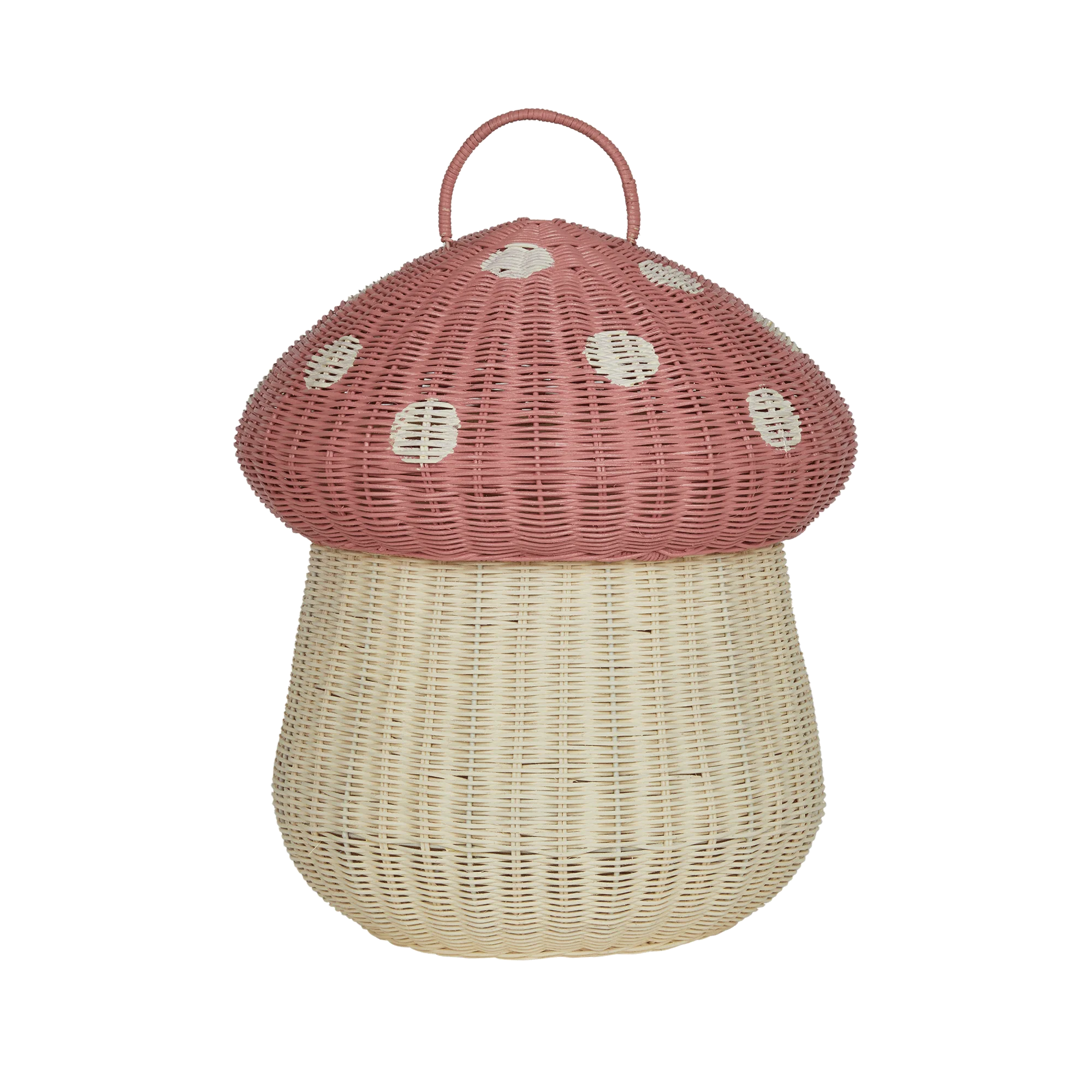 OLLI ELLA MUSHROOM STORAGE BASKET: MUSK