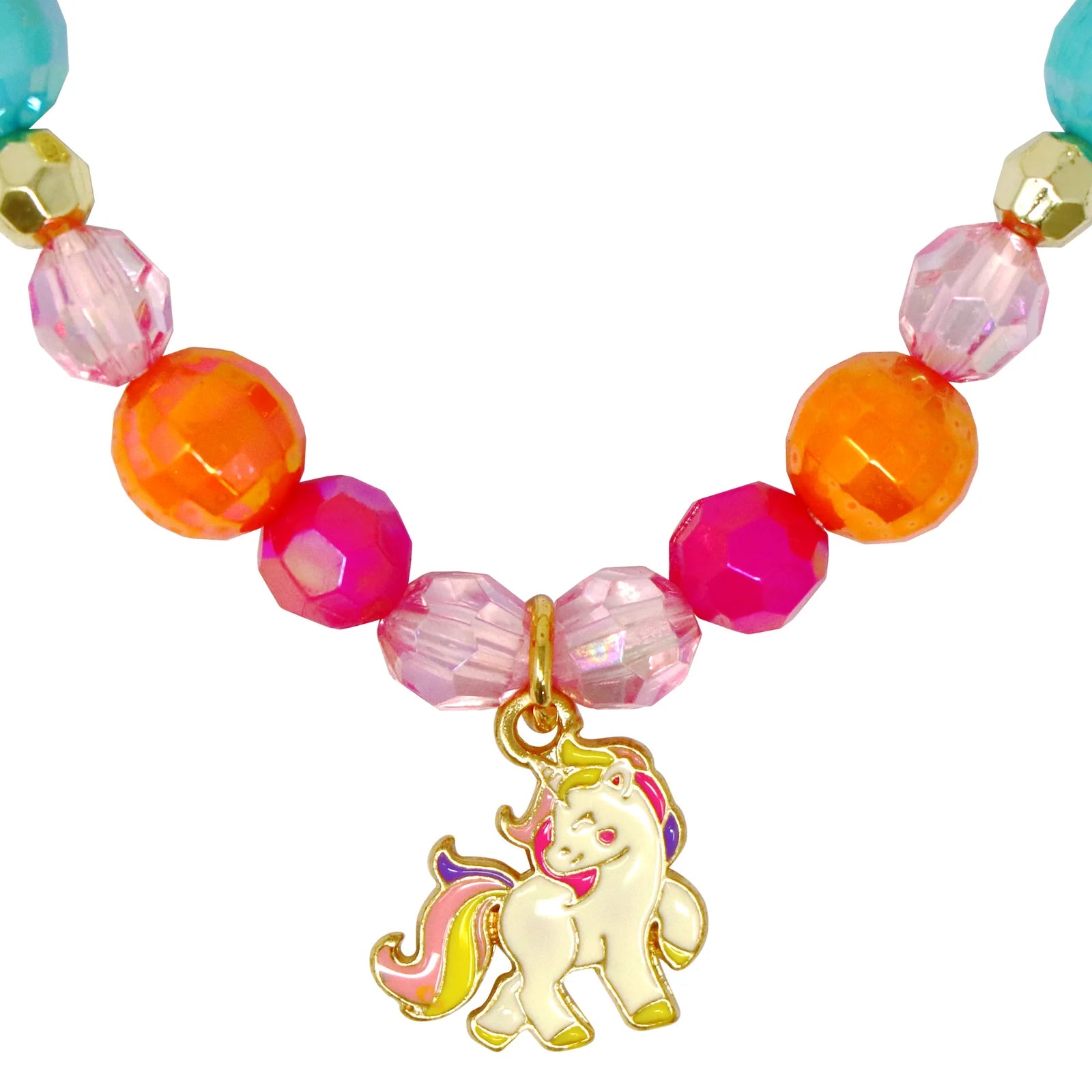 UNICORN RAINBOW CHARM NECKLACE / BRACELET SET