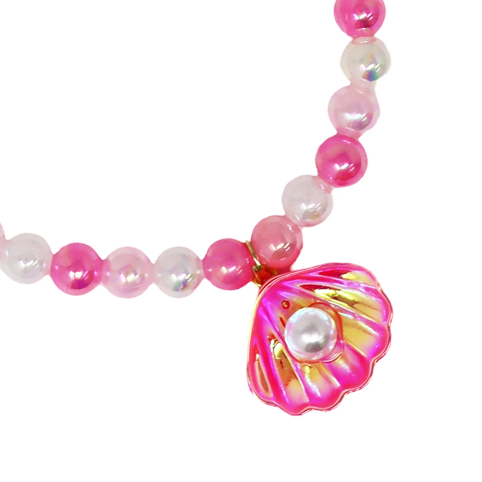 MERMAID SHELL NECKLACE: PINK