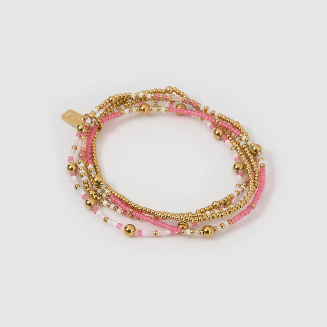ARMS OF NELLIE BRACELET: BUBBLEGUM