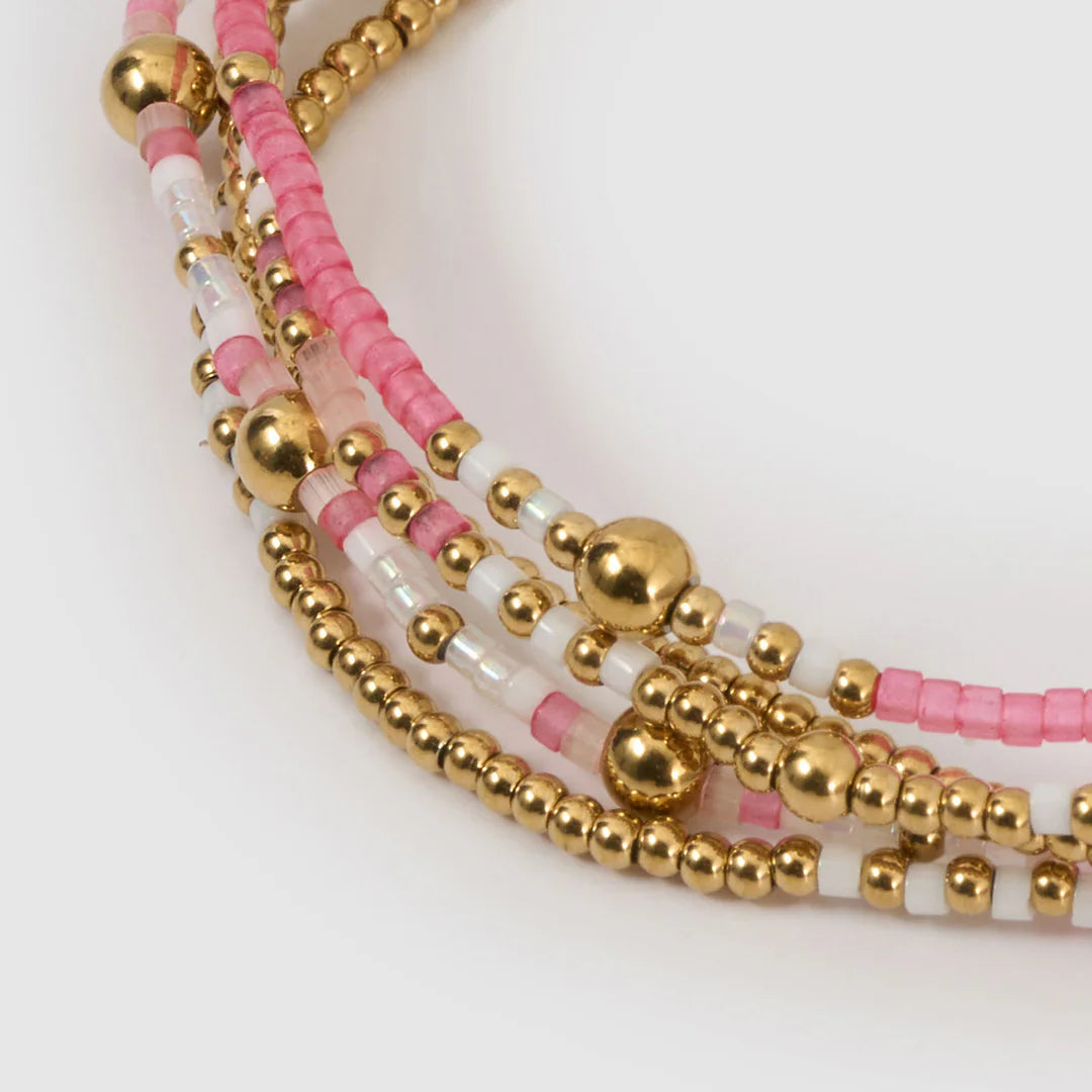 ARMS OF NELLIE BRACELET: BUBBLEGUM